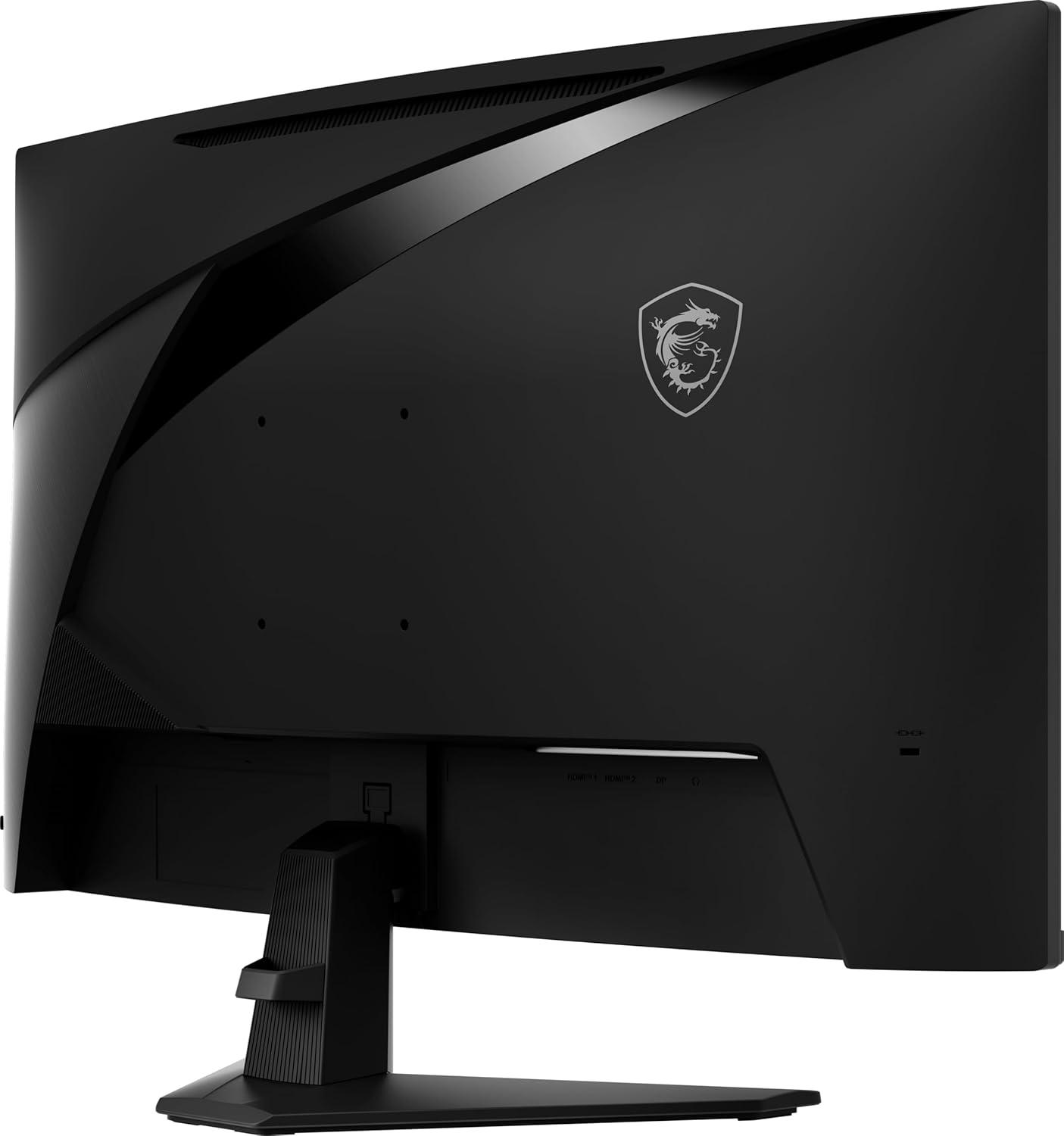 32-Inch Metallic Black Curved WQHD LED Gaming Monitor