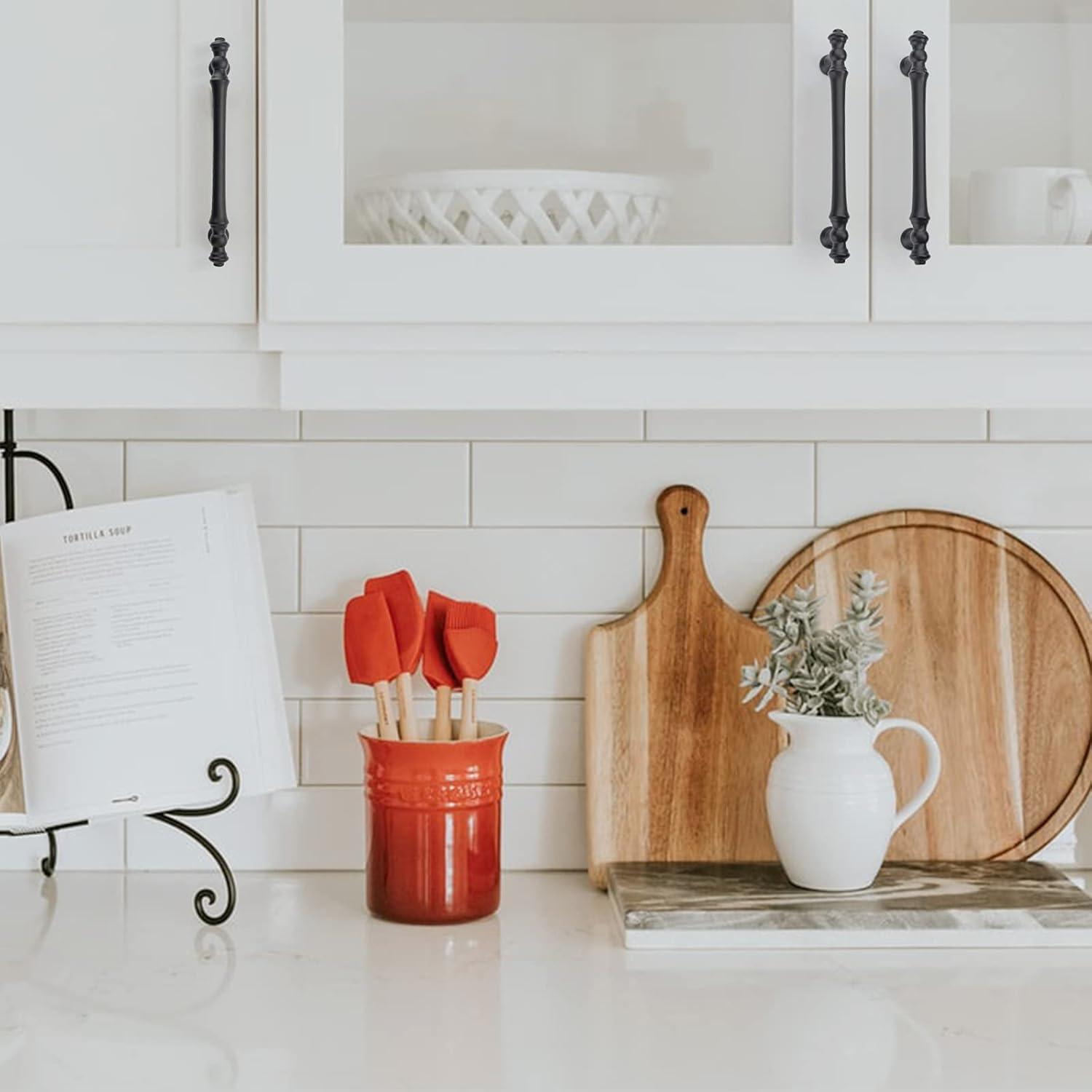 Piper Kitchen Cabinet Handles, Solid Core Drawer Pulls for Cabinet Doors, 5-1/16" (128mm)