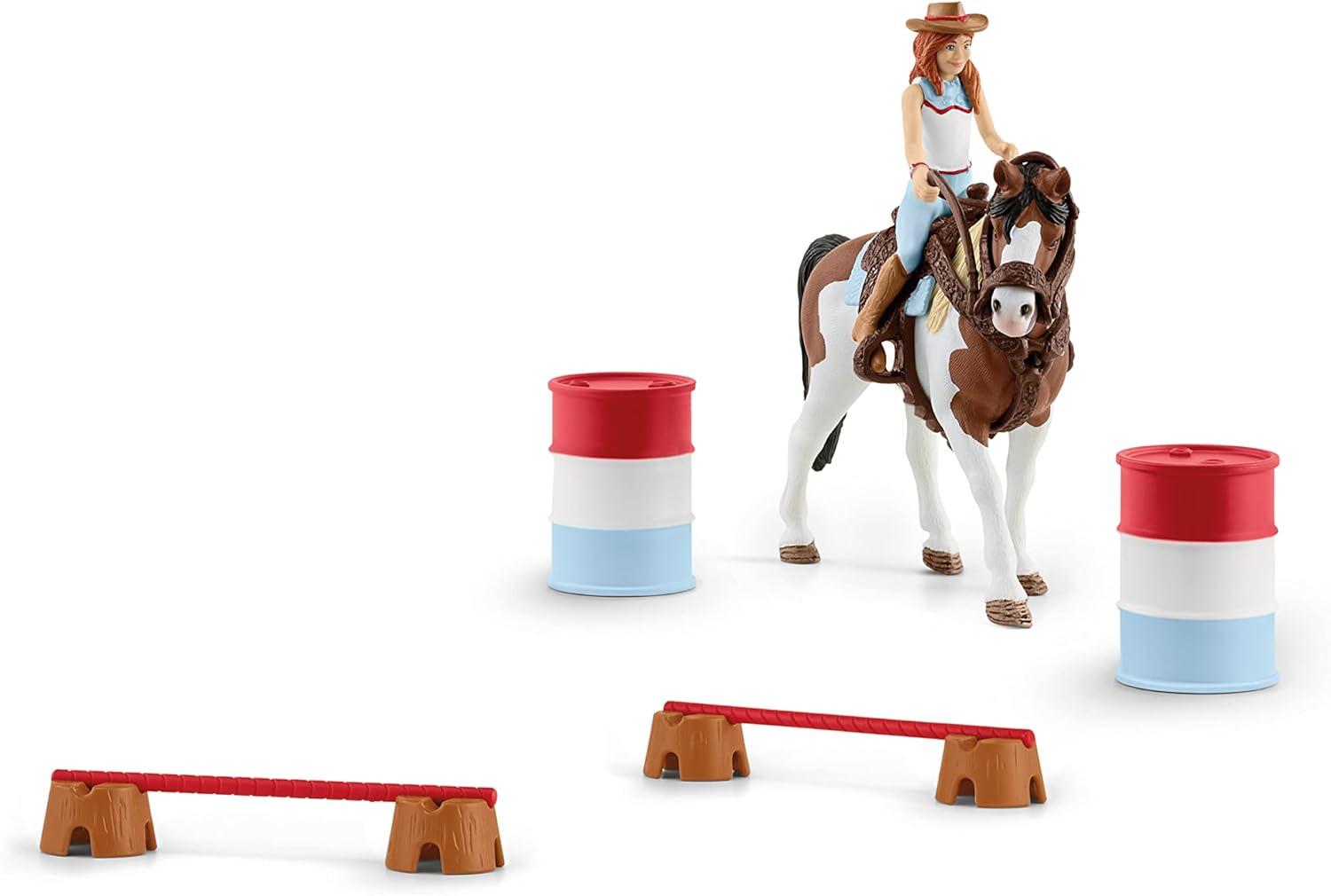 Schleich - Horse Club: Hannah's Western Riding Set with Quarter Horse Playset, 12 Pcs