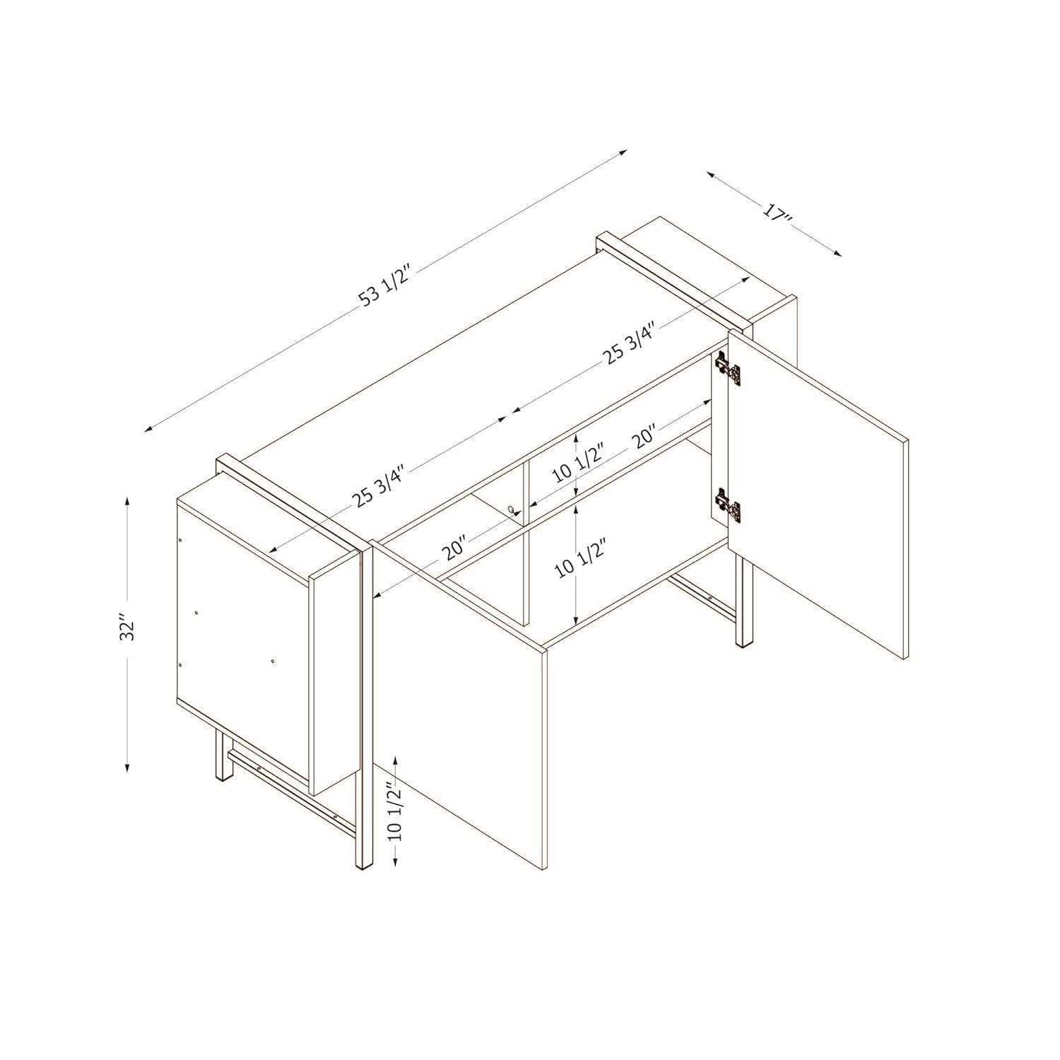 Mezzy 2-Door Sideboard