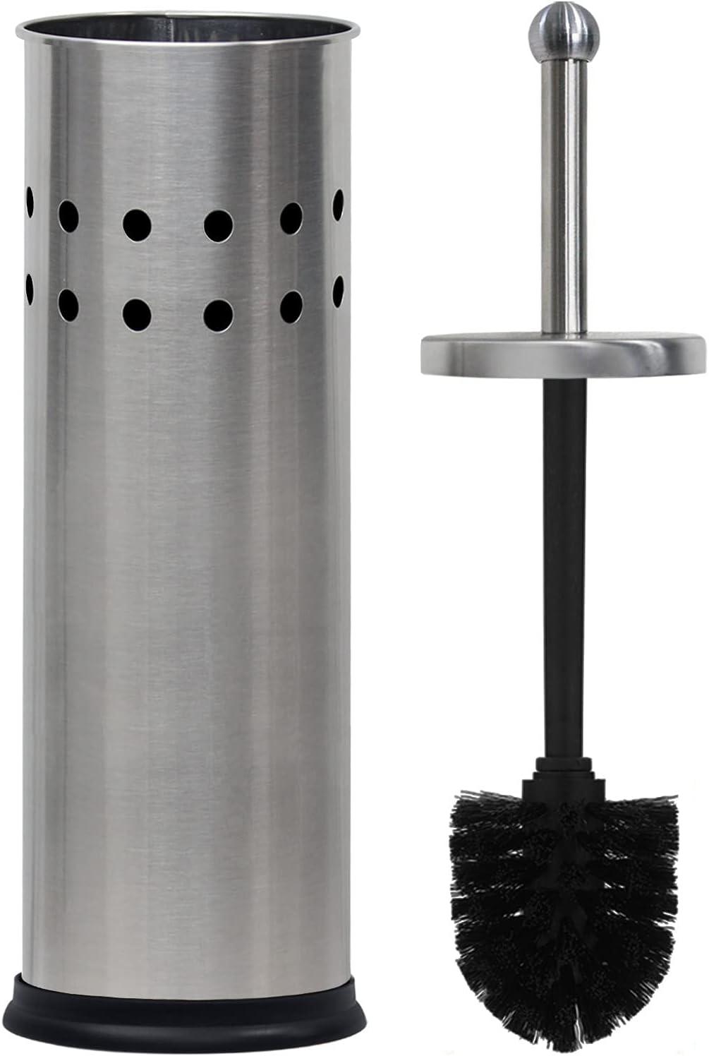 Blue Donuts Blue Donuts Metal Toilet Brush And Holder