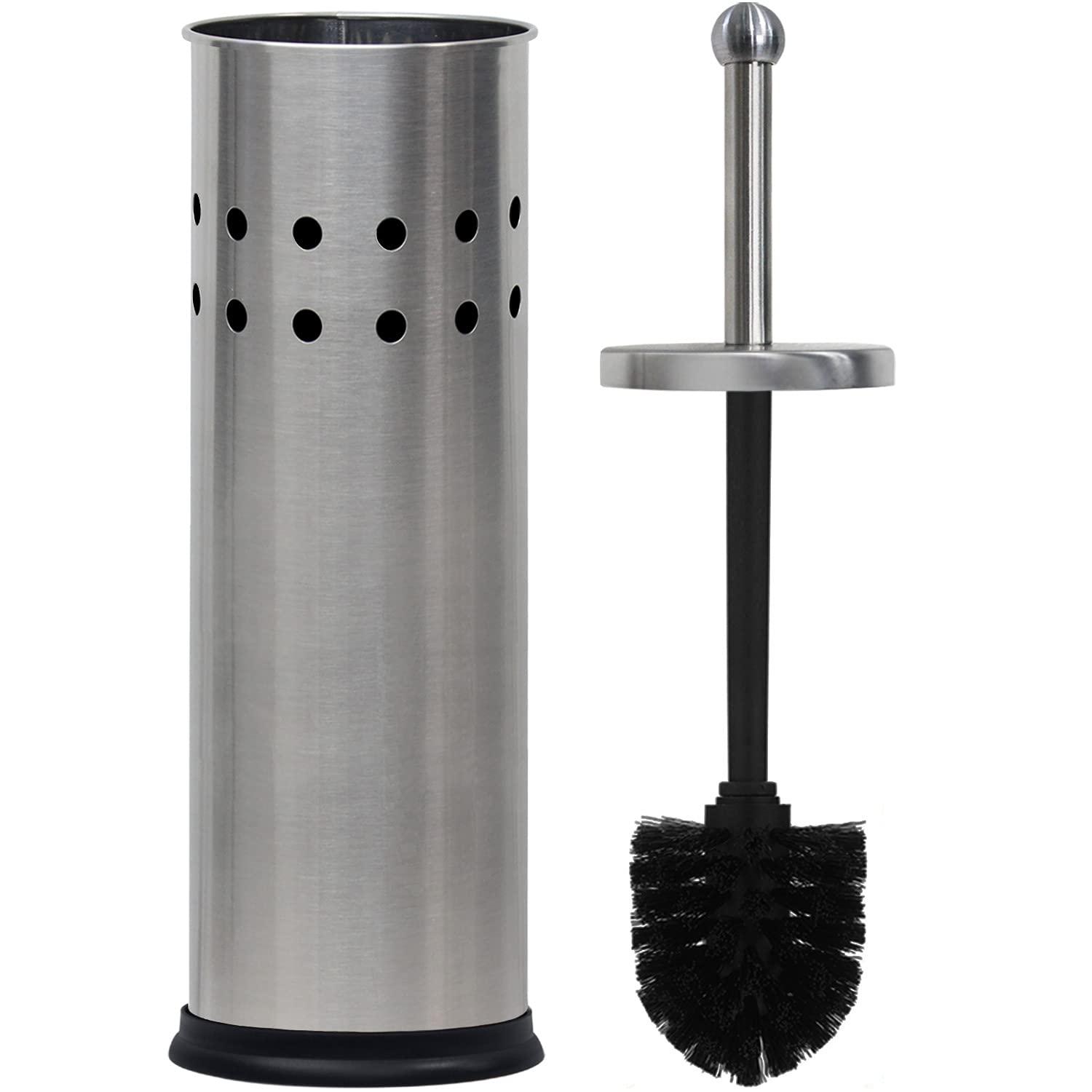 Blue Donuts Blue Donuts Metal Toilet Brush And Holder
