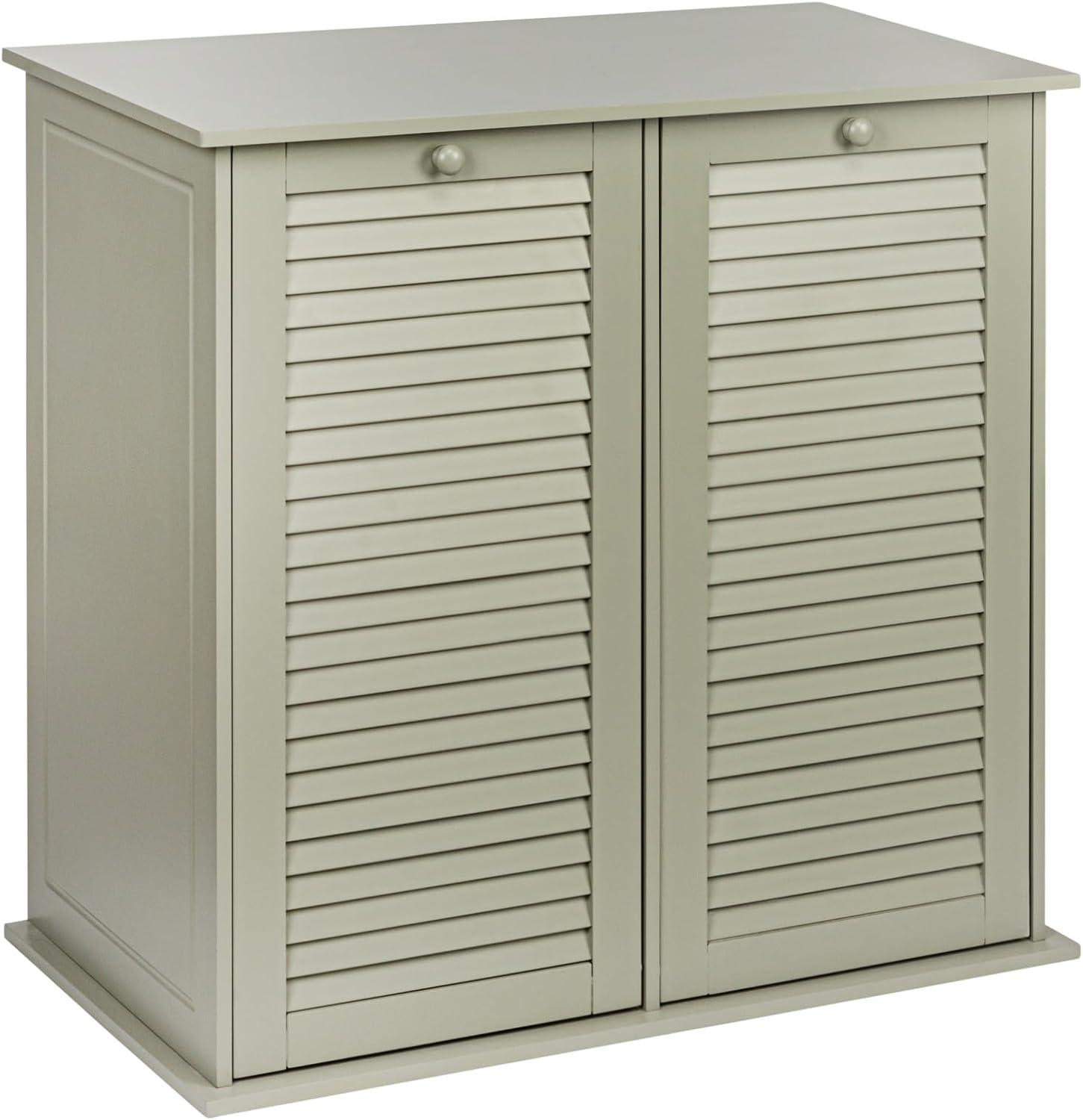 Household Essentials Tilt-out Cabinet Laundry Sorter with Shutter Front
