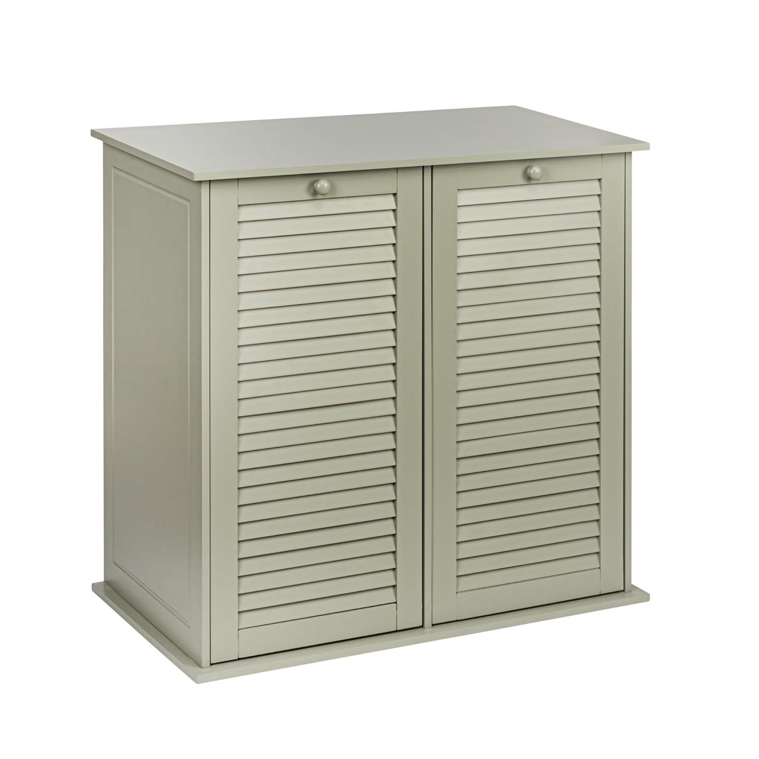 Household Essentials Tilt-out Cabinet Laundry Sorter with Shutter Front