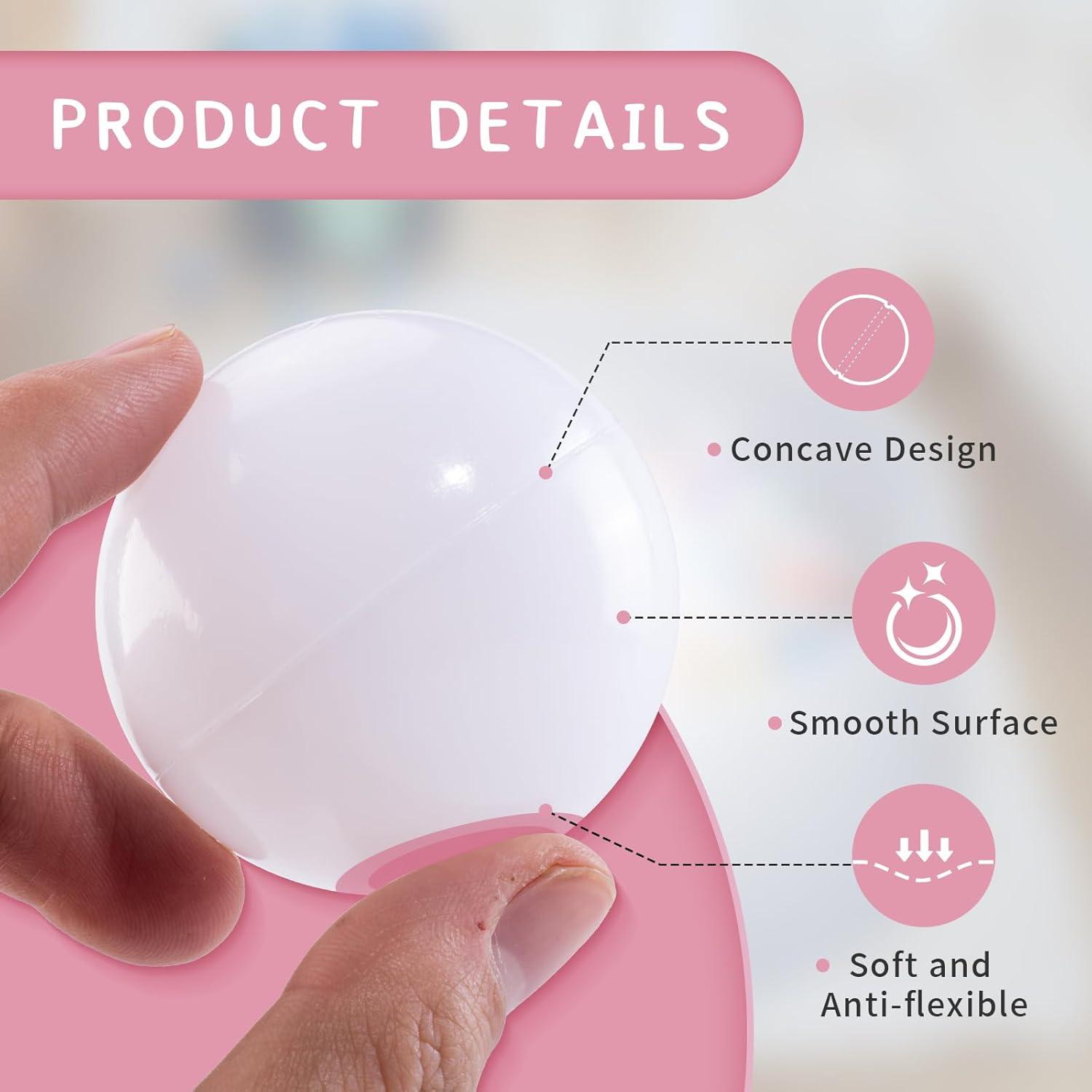 Anvazise 100Pcs Ball Pit Balls Thickened Eco-friendly Smooth Reusable Bite-resistant Hand-on Ability PE Material Macaron Color Pit Balls Kindergarten Toy