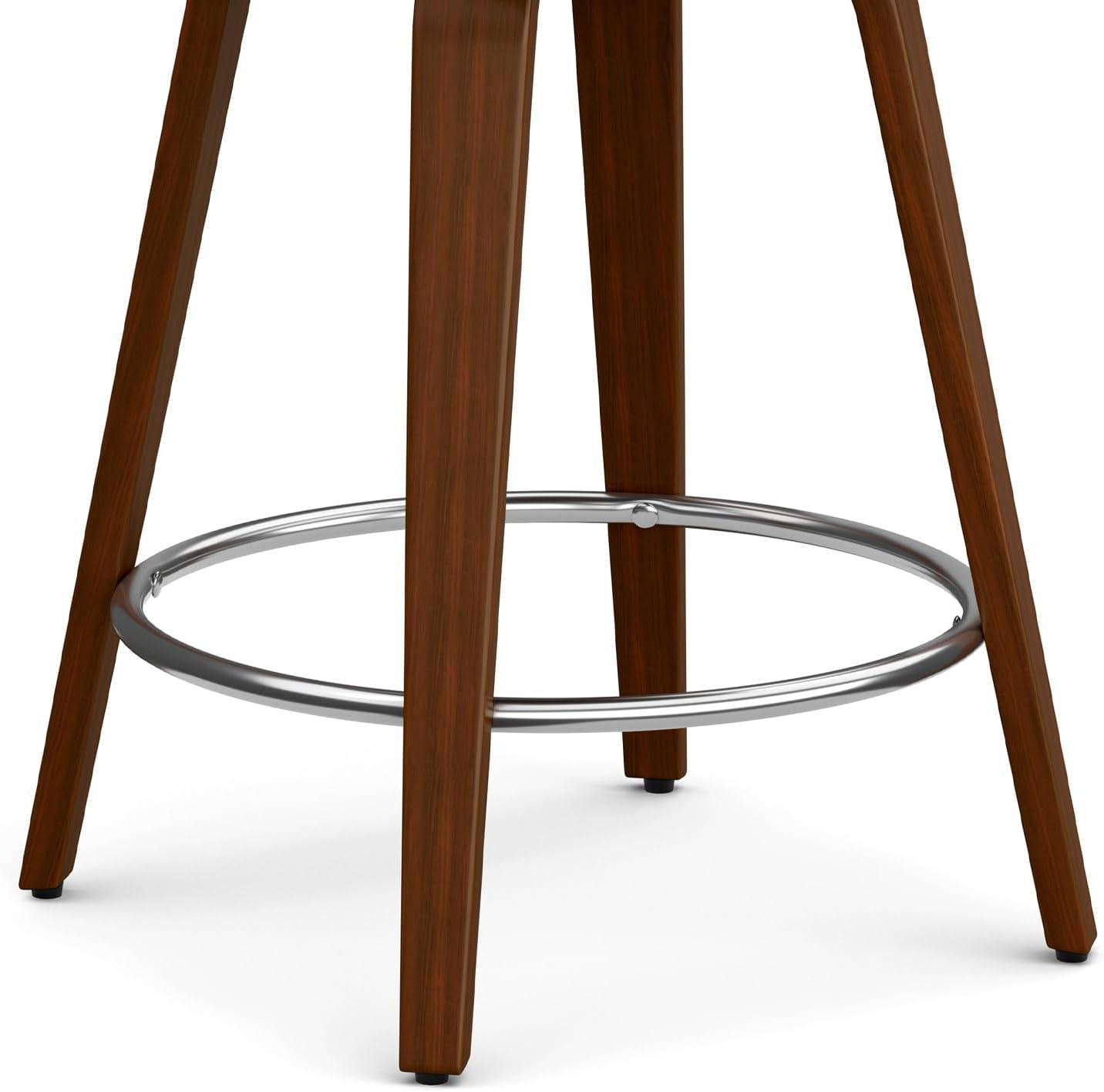 Roland Swivel Upholstered Counter Stool