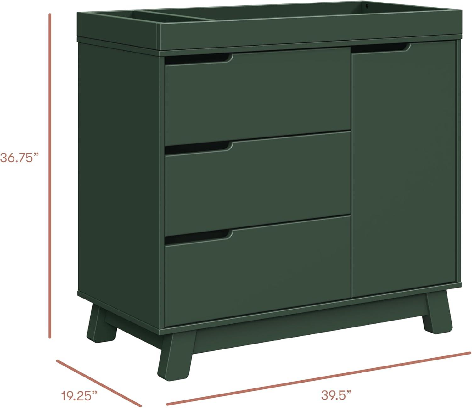 Hudson 3 Drawer 39.5" W Changing Table Dresser