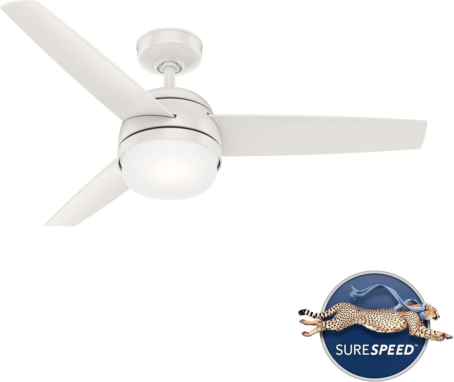 48" Midtown 3 - Blade Standard Ceiling Fan with Remote Control and Light Kit Included