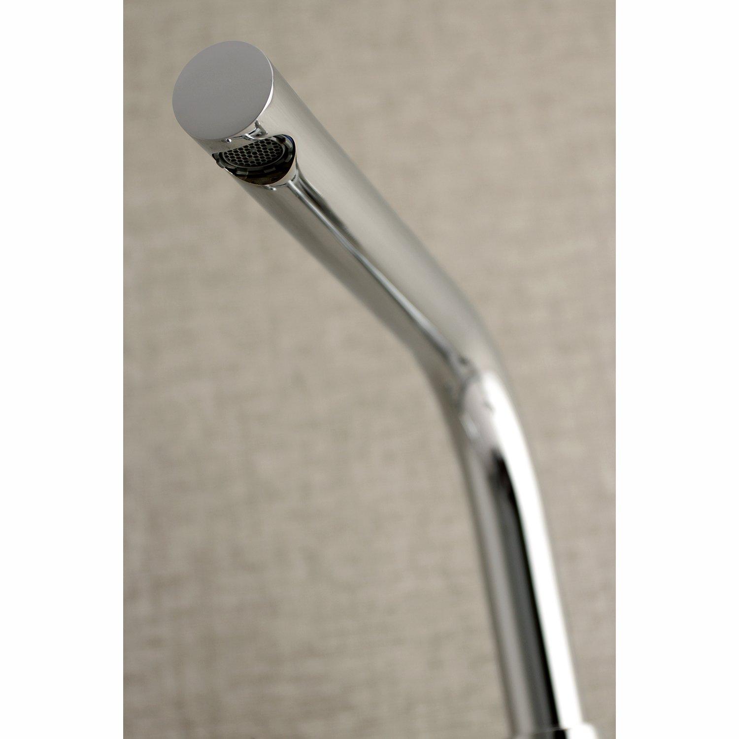 Kingston Brass Kingston Brass Concord Double-Handle 2-Hole Wall-Mount Bridge Kitchen Faucet KS812PN