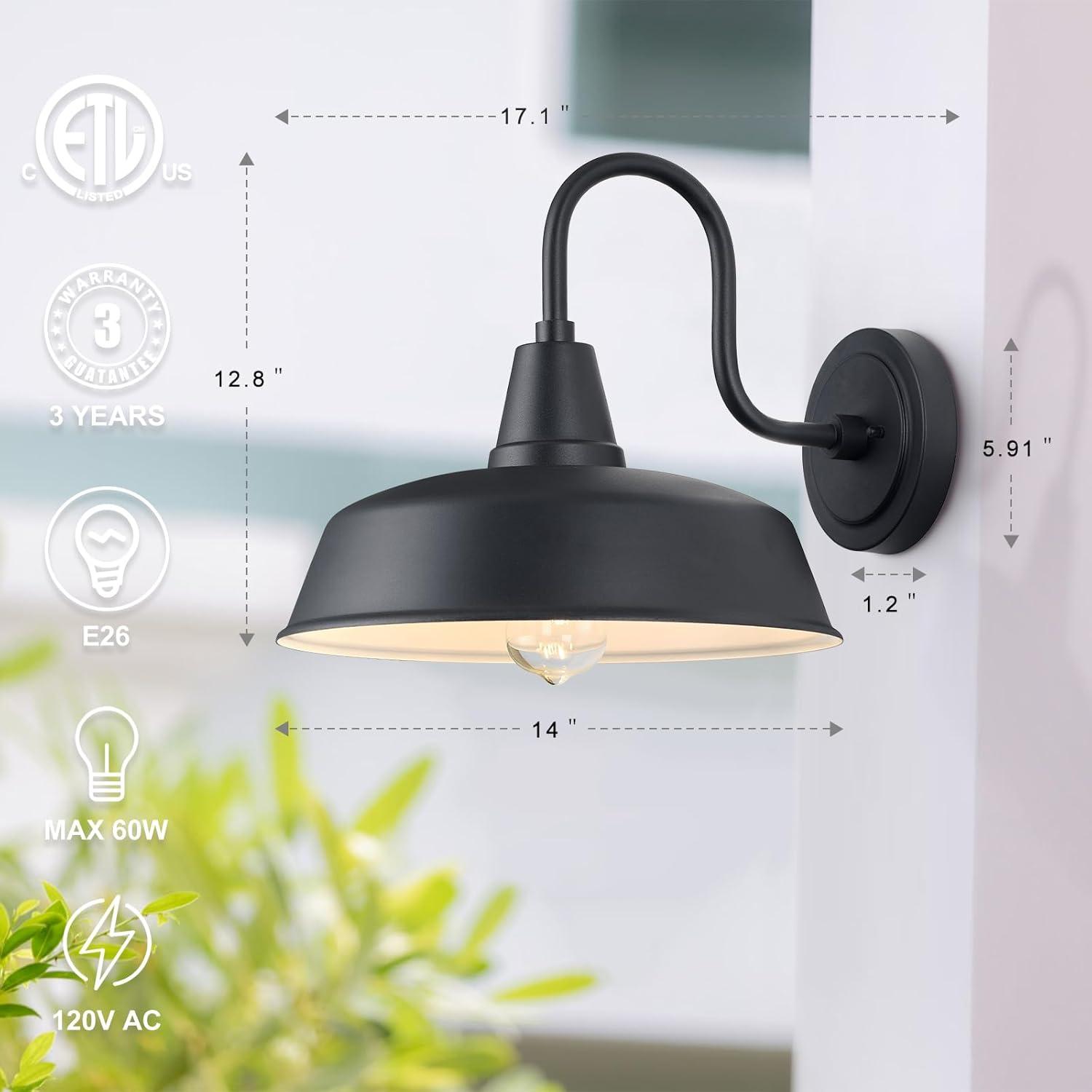 Blakeston Single Light Bell Outdoor Aluminum Wall Light