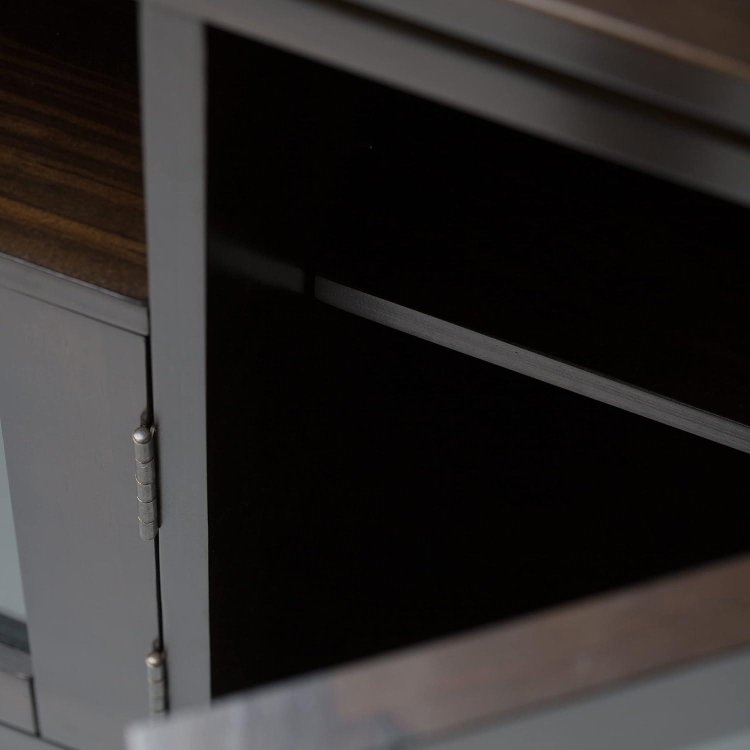 Simpli Home Cosmopolitan SOLID WOOD 72 inch Wide TV Media Stand For TVs up to 80 inches