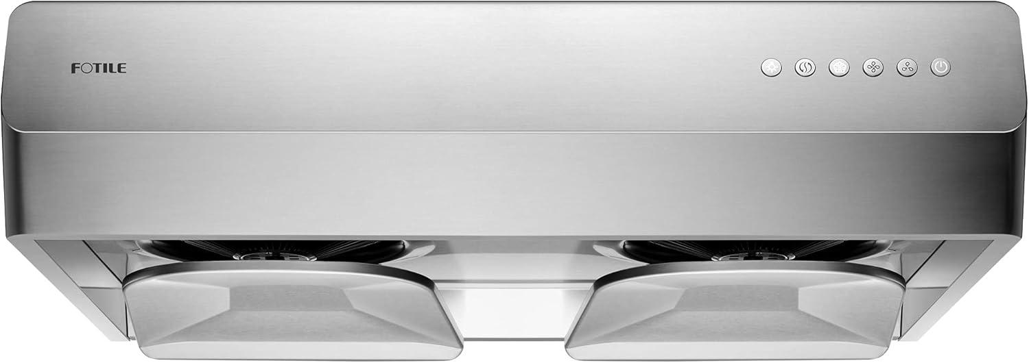 Slim Stainless Steel Convertible Under Cabinet Range Hood