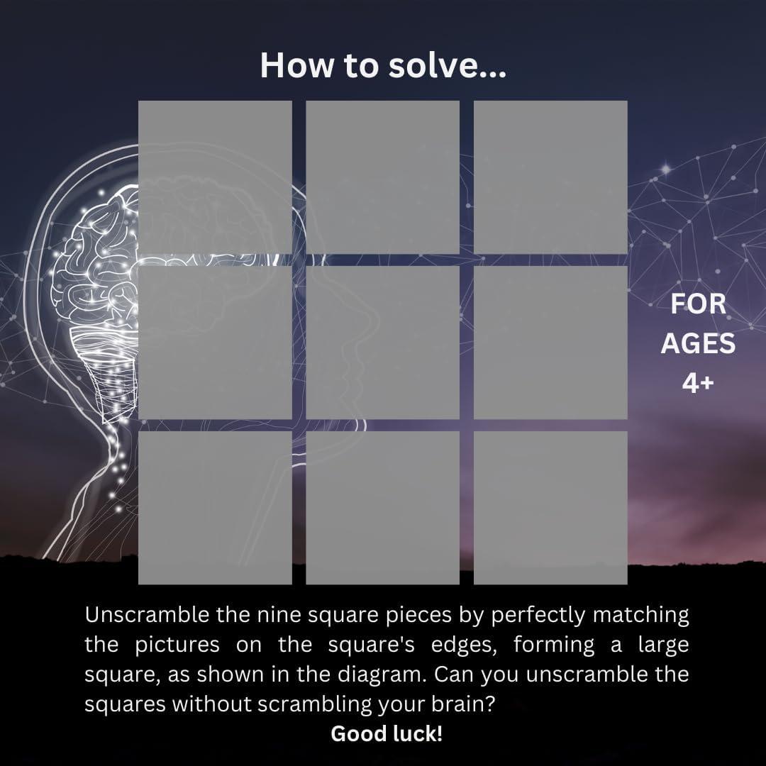 Scramble Squares Puzzle Ladybugs