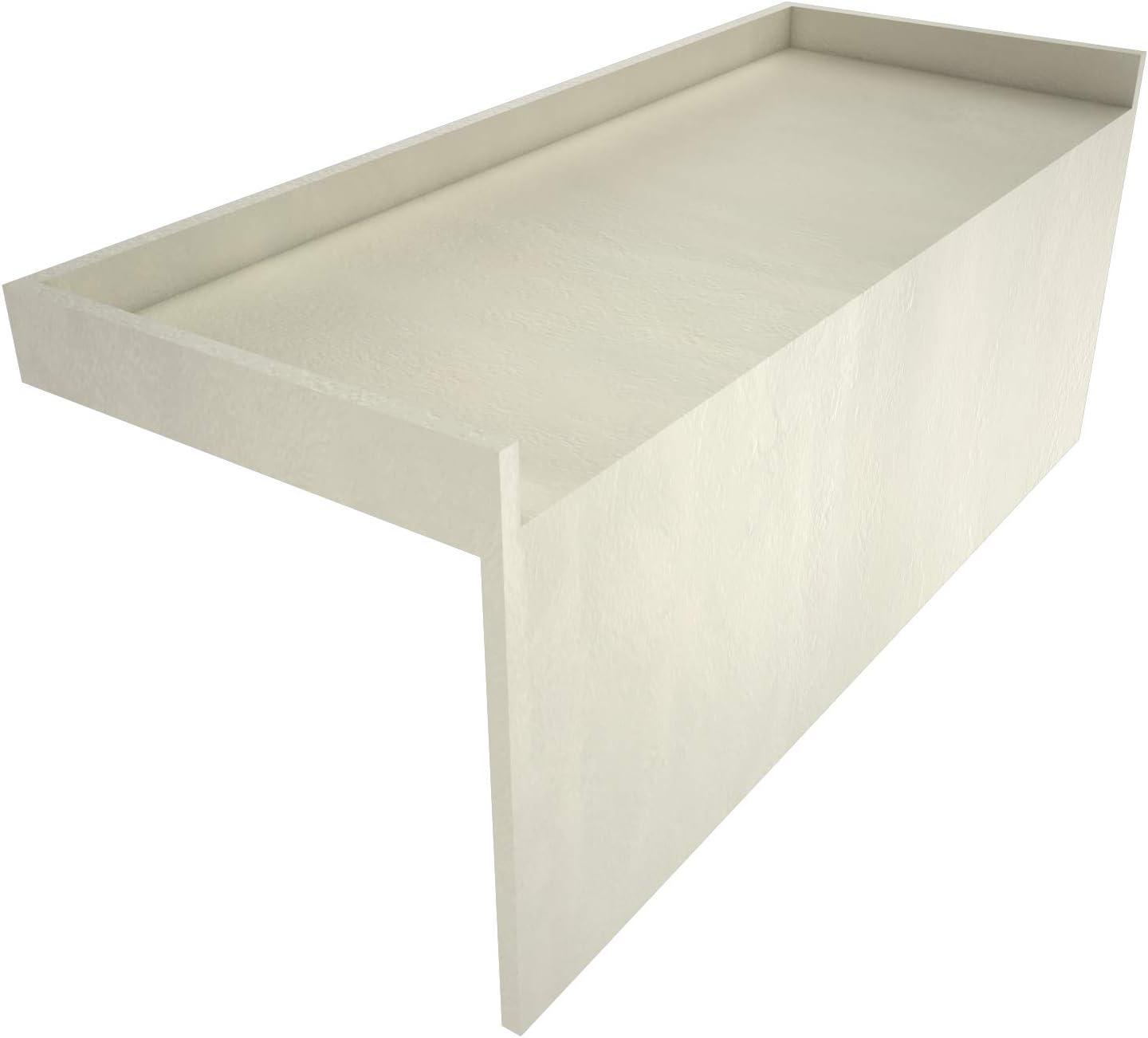 Tile Redi Rt4248r-Sq-Rb42-Kit Base'n Bench 42" X 60" Rectangular Shower Base - Chrome