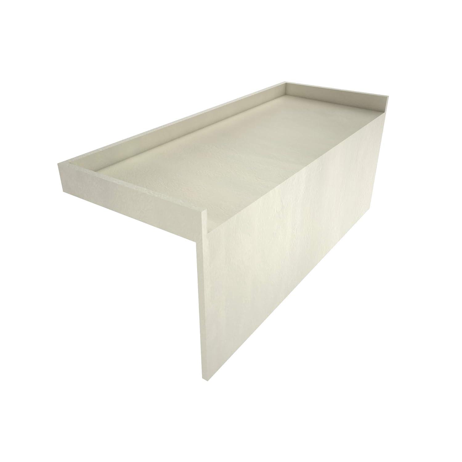 Tile Redi Rt4248r-Sq-Rb42-Kit Base'n Bench 42" X 60" Rectangular Shower Base - Chrome