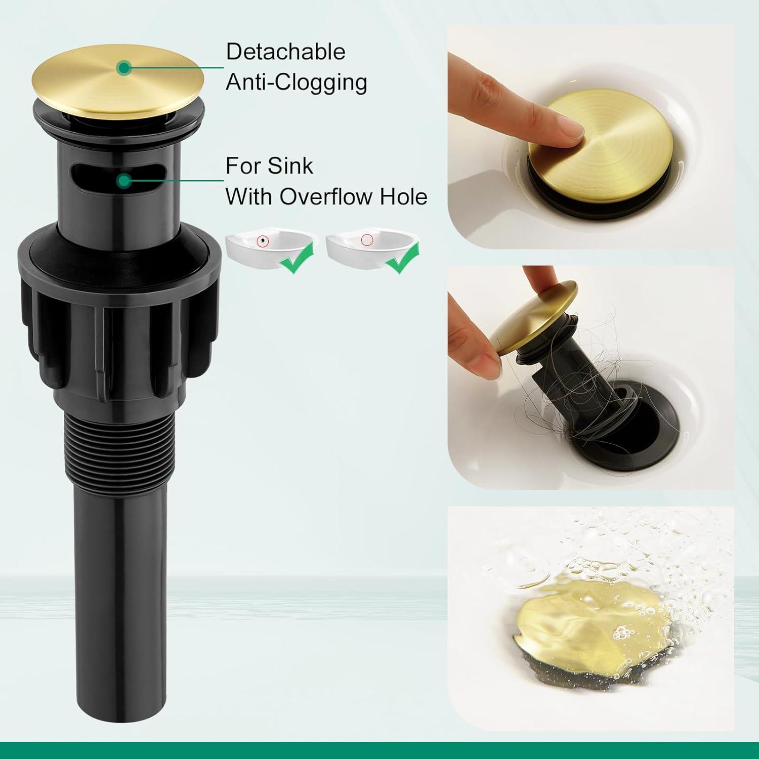 Single-Hole Single-handle Bathroom Faucet