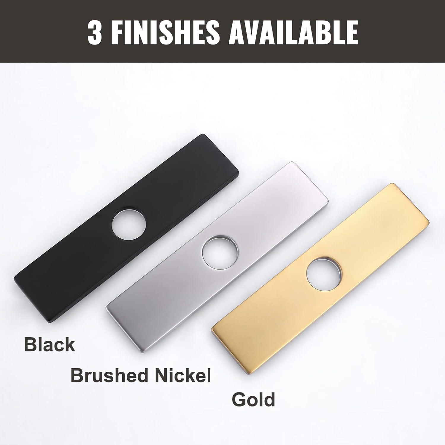 iVIGA VCC06G iVIGA 10" Sink Faucet Hole Cover Deck Plate