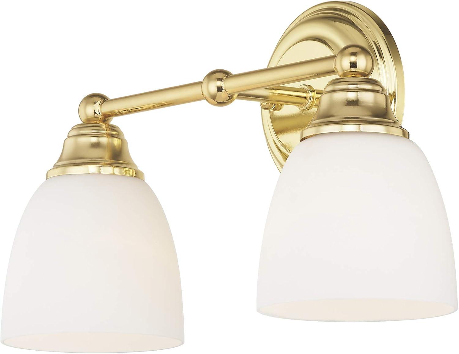 Livex Lighting Somerville 2 - Light Vanity in  Polished Brass