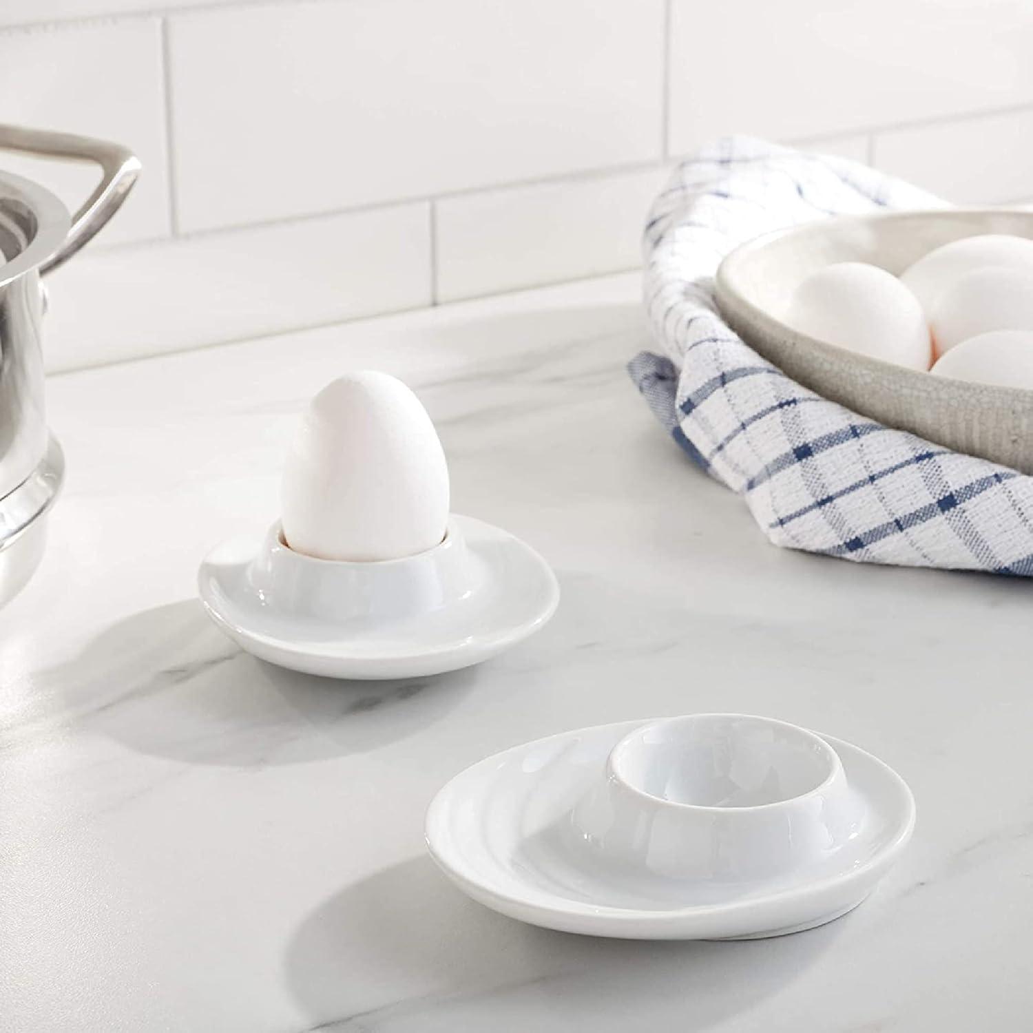 Kuchenprofi White Porcelain 2 Piece Egg Cup Set