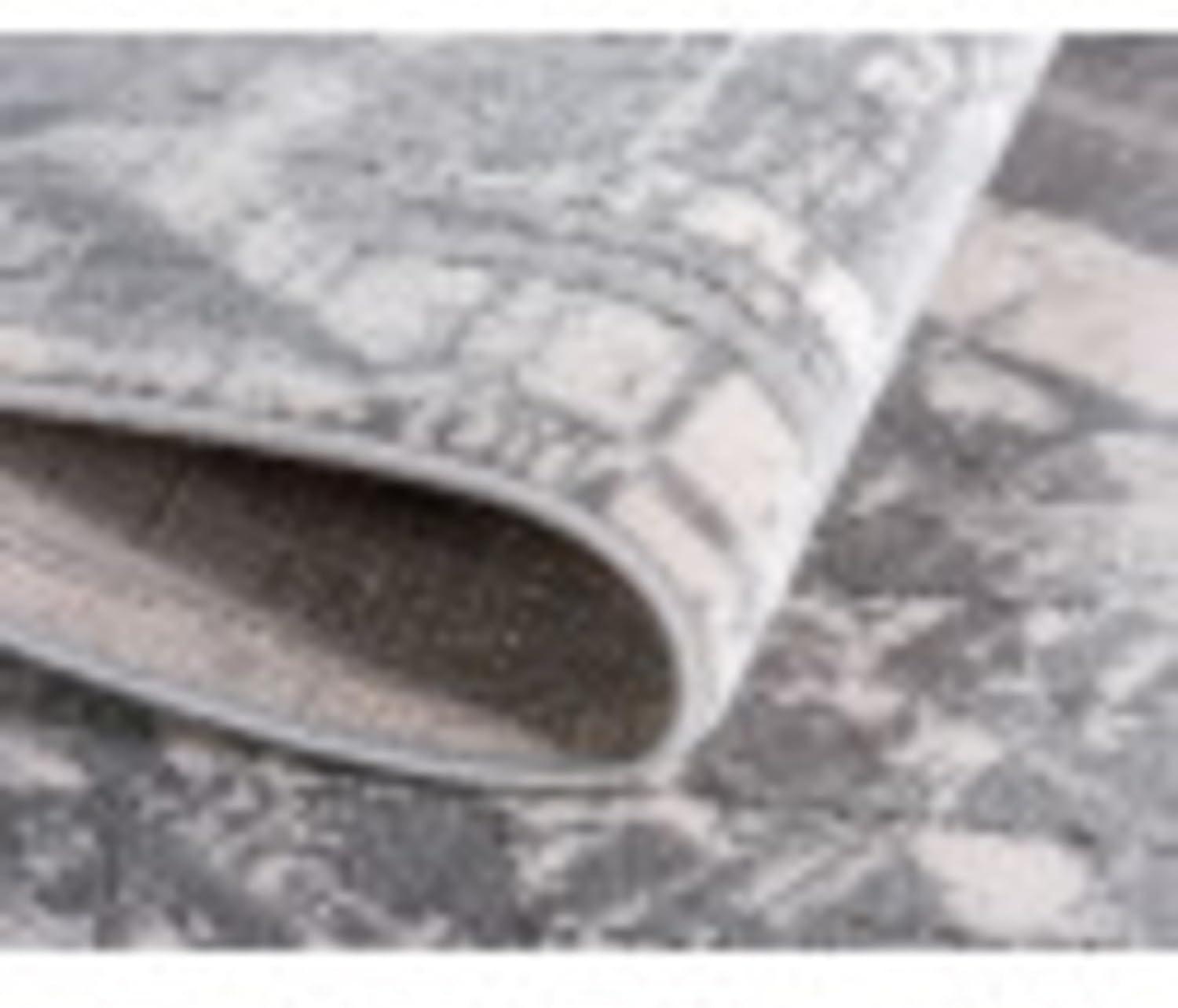 Unique Loom Portland Collection Area Rug - Orford (4' 1" x 6' 1" Rectangle Gray/Beige)