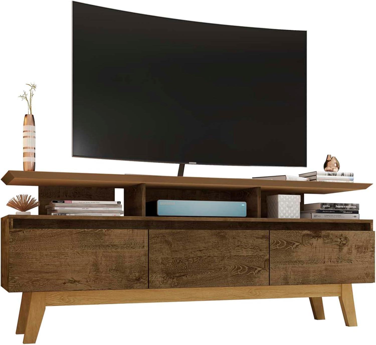 Yonkers TV Stand for TVs up to 60" - Manhattan Comfort