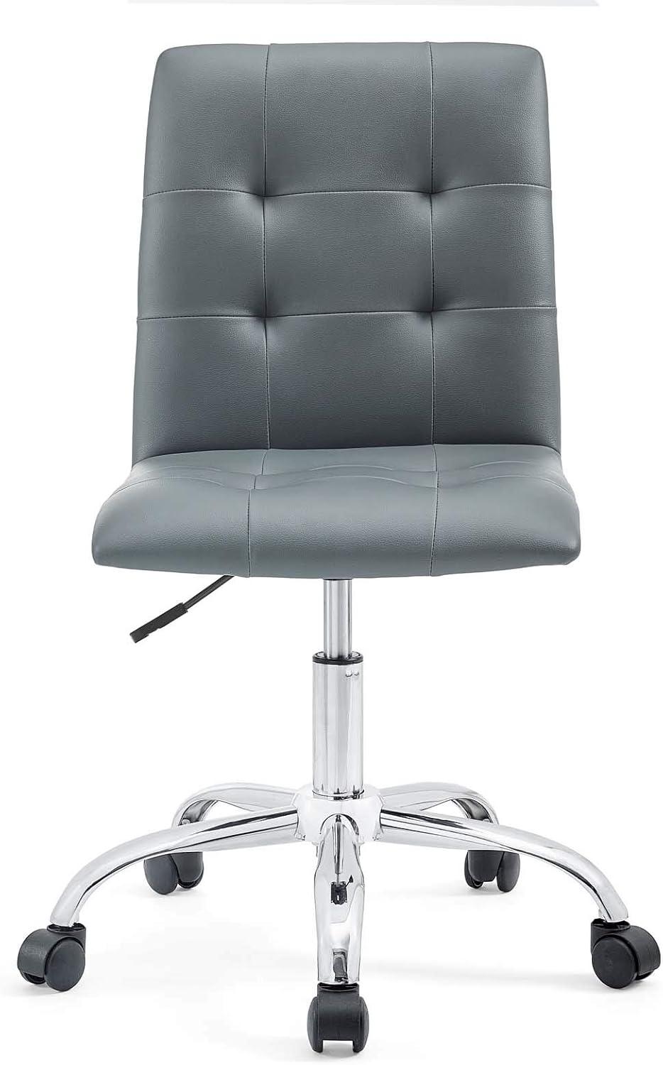 Modway Prim Armless Mid Back Office Chair