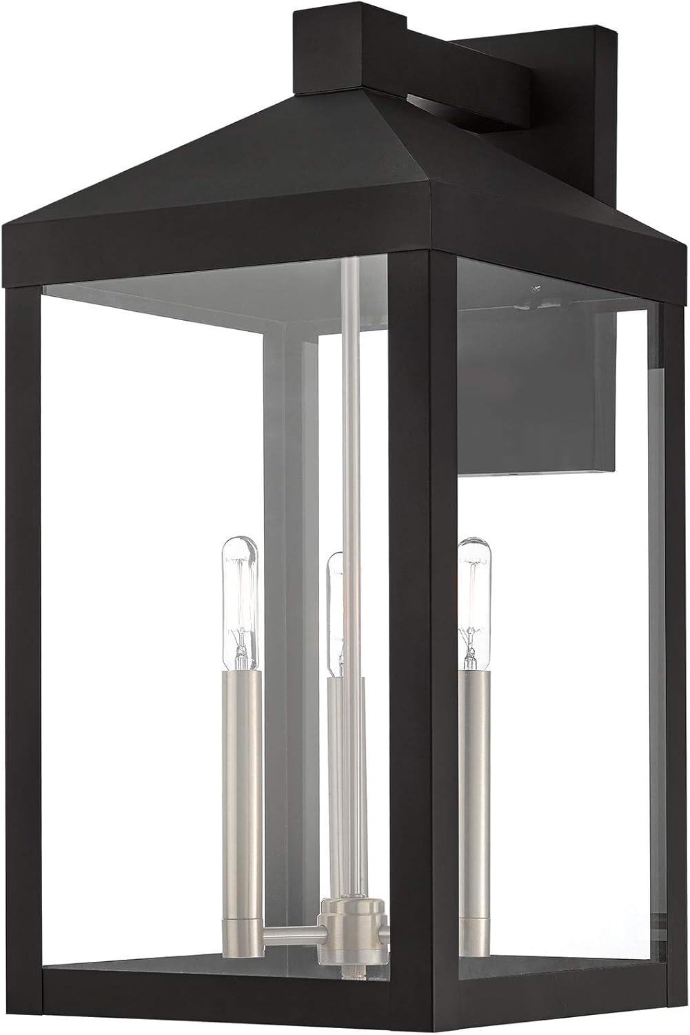 Livex Lighting Nyack 3 - Light Wall Light in  Black