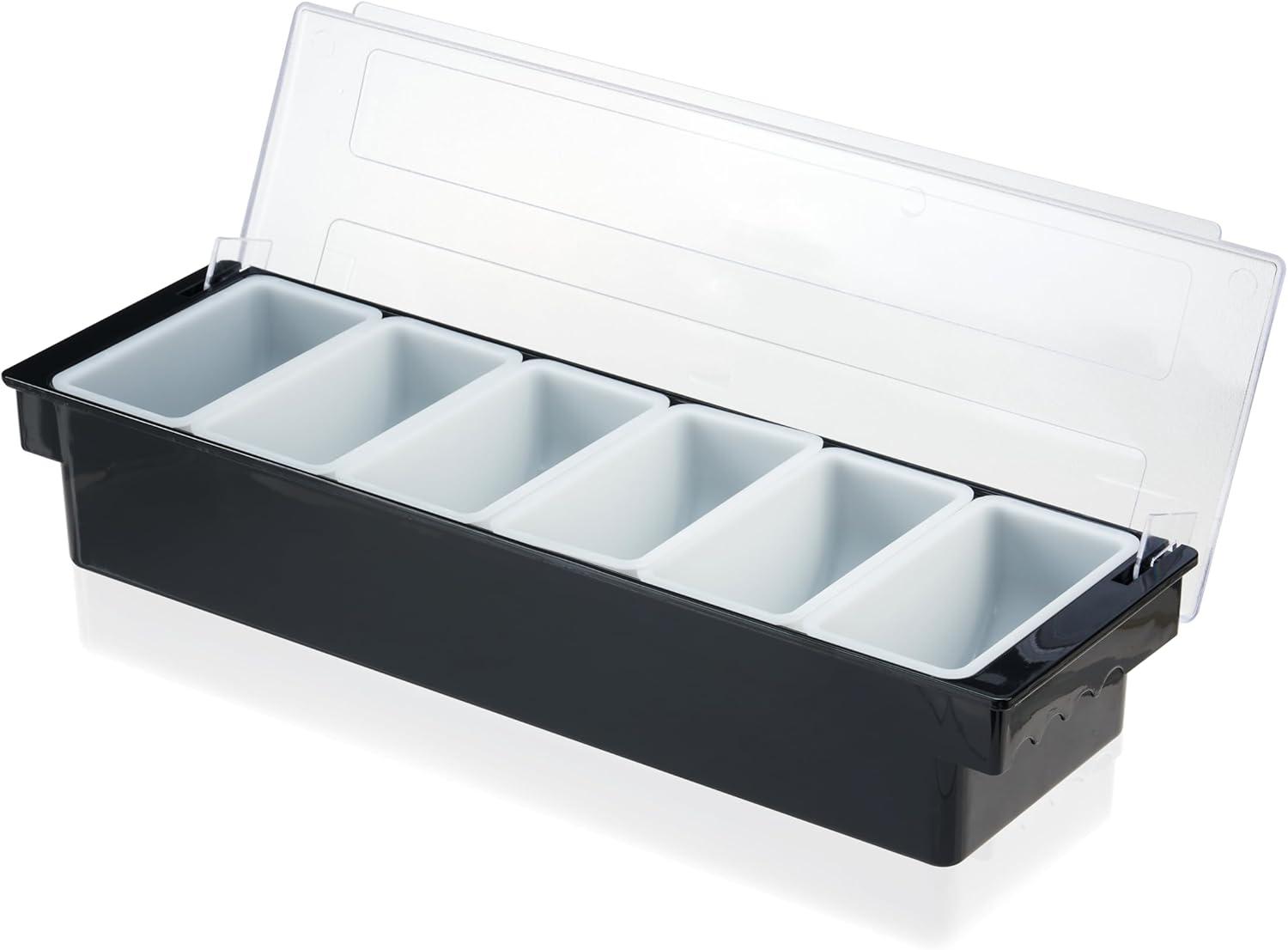 Garnish Caddy 6-Compartment Bar Tray