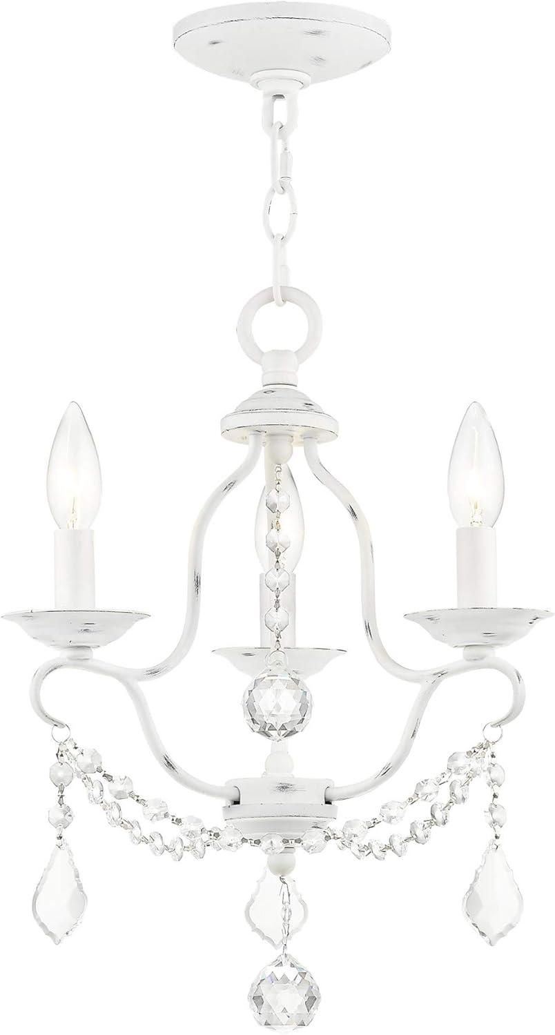 Livex Lighting Chesterfield 3 - Light Chandelier in  Antique White