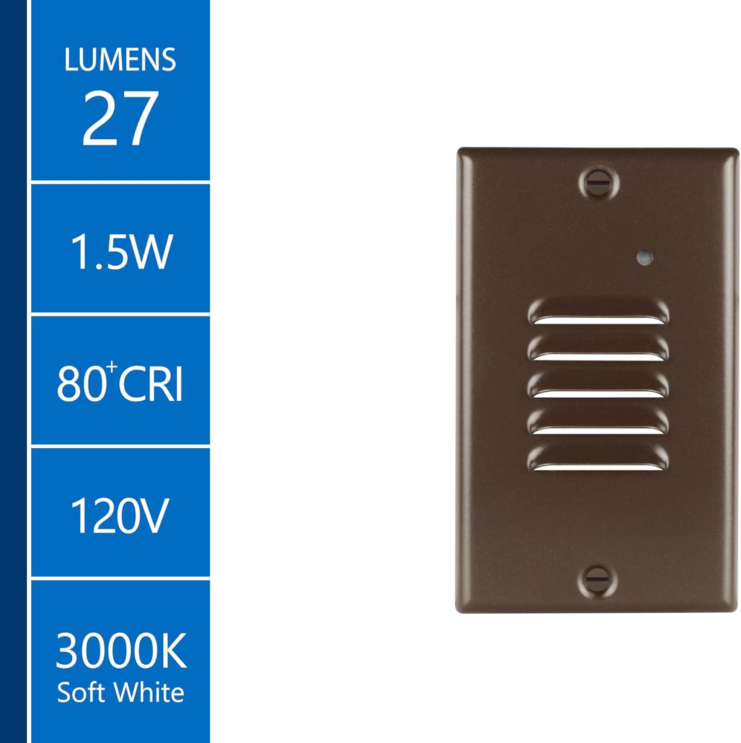 NICOR Lighting Integrated LED Step Light