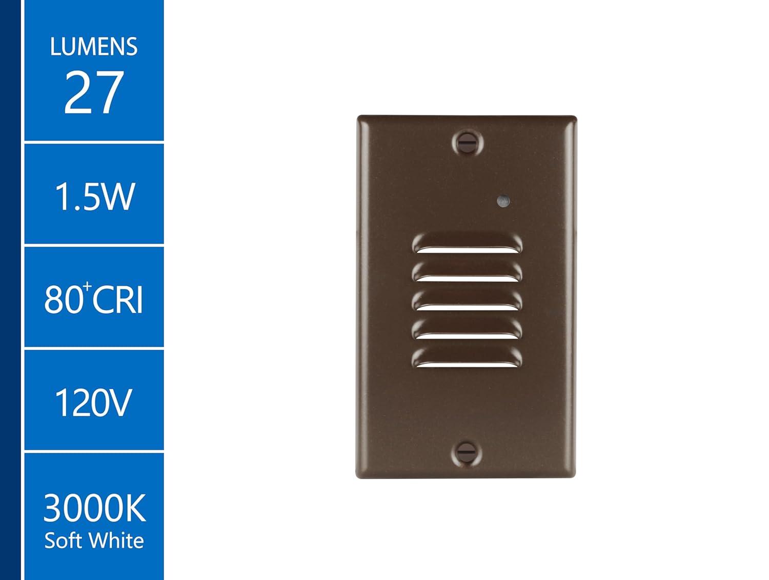 NICOR Lighting Integrated LED Step Light