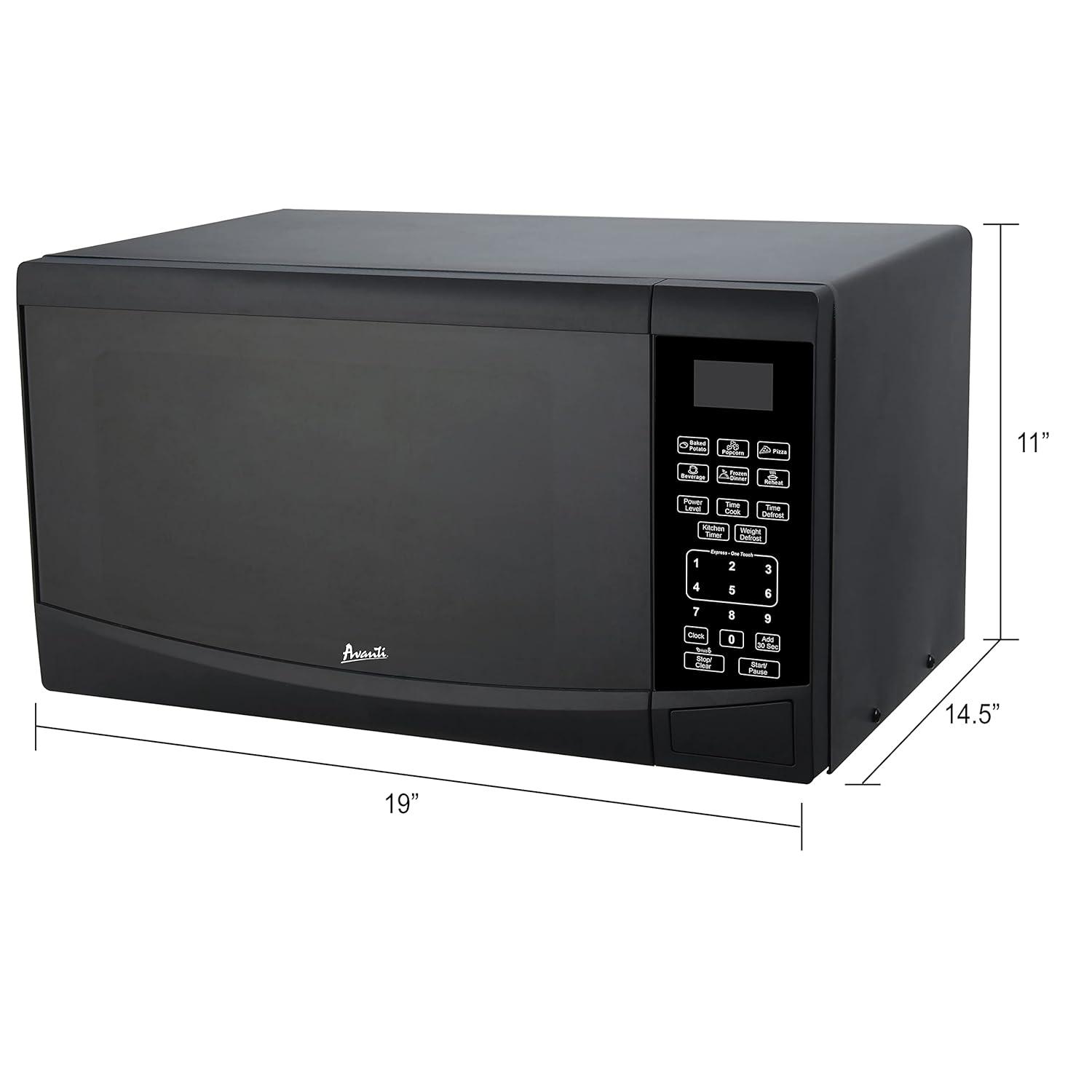 Avanti Products Avanti Countertop Microwave Oven, 0.9 cu. ft. MT09V1B