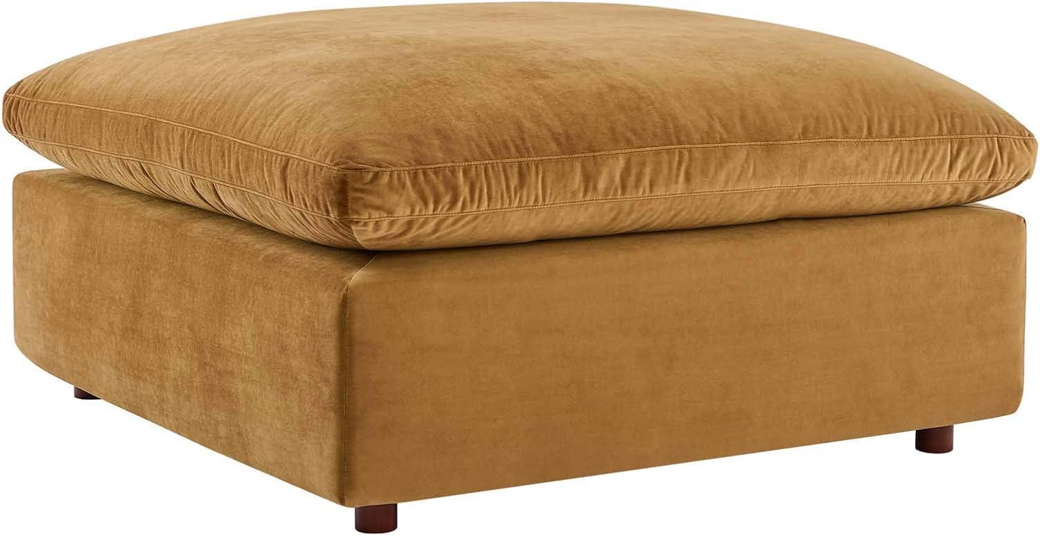 Modway Commix Down Filled Overstuffed Performance Velvet Ottoman