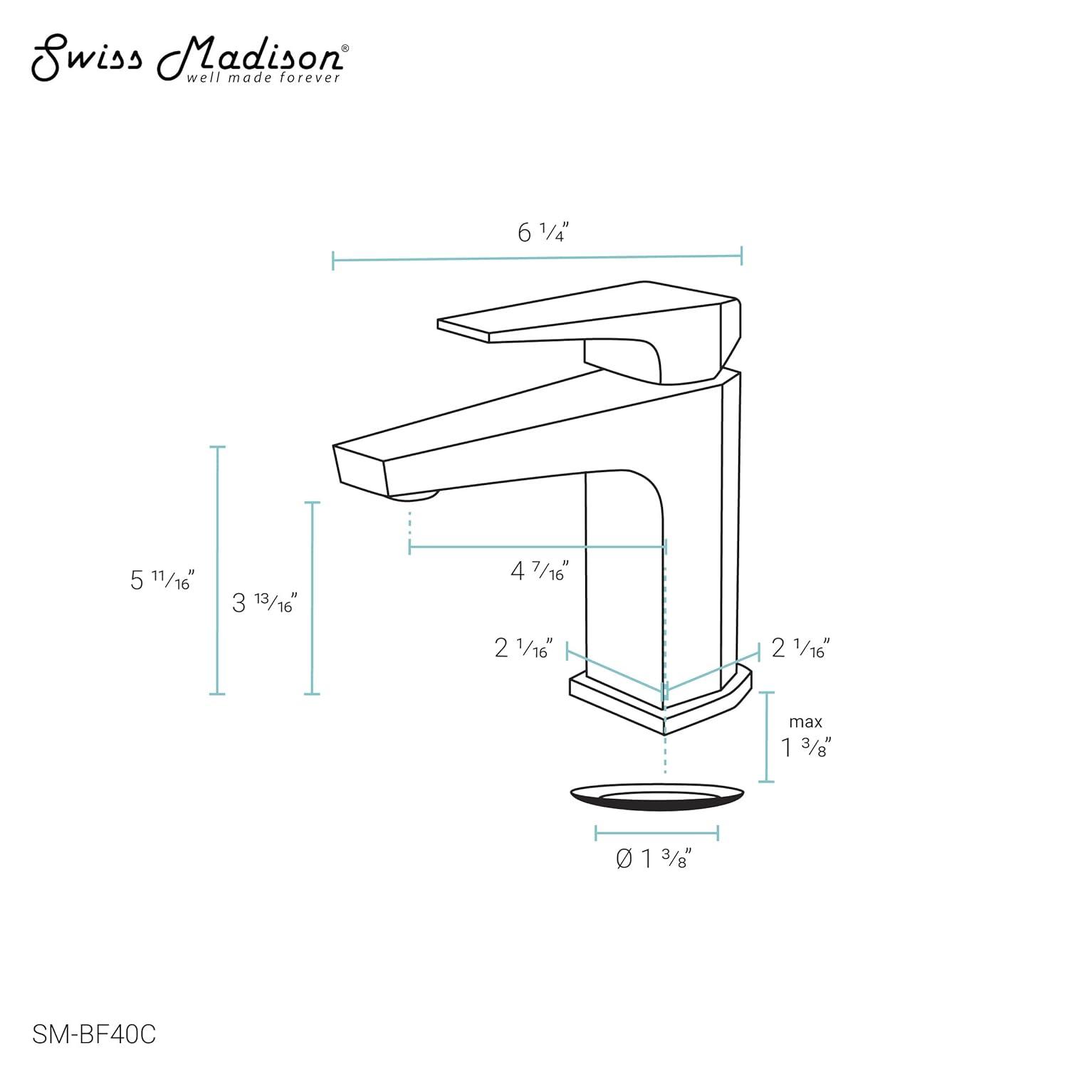 Voltaire Single Hole, Single-Handle, Bathroom Faucet