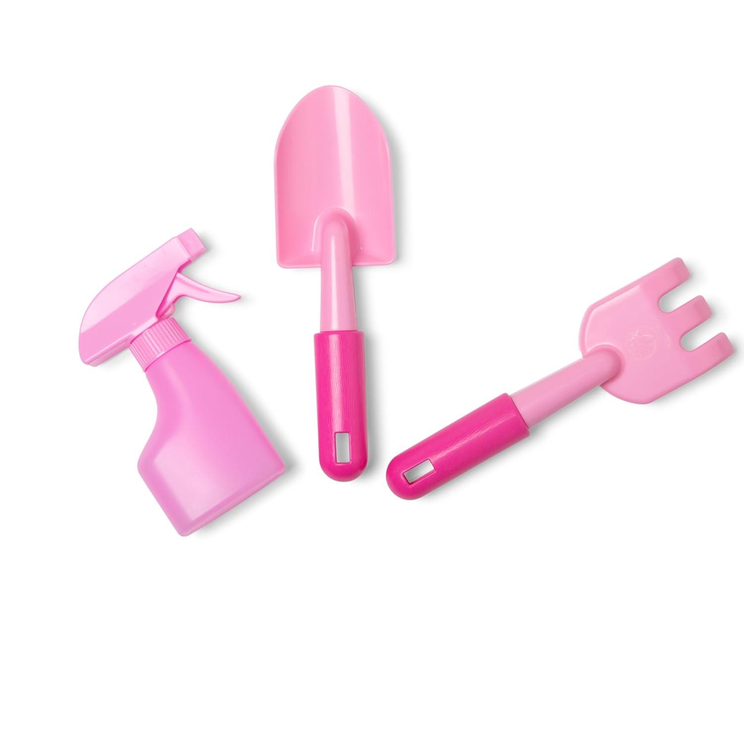 Melissa & Doug Sunny Patch Pretty Petals Gardening Tote Set With Tools