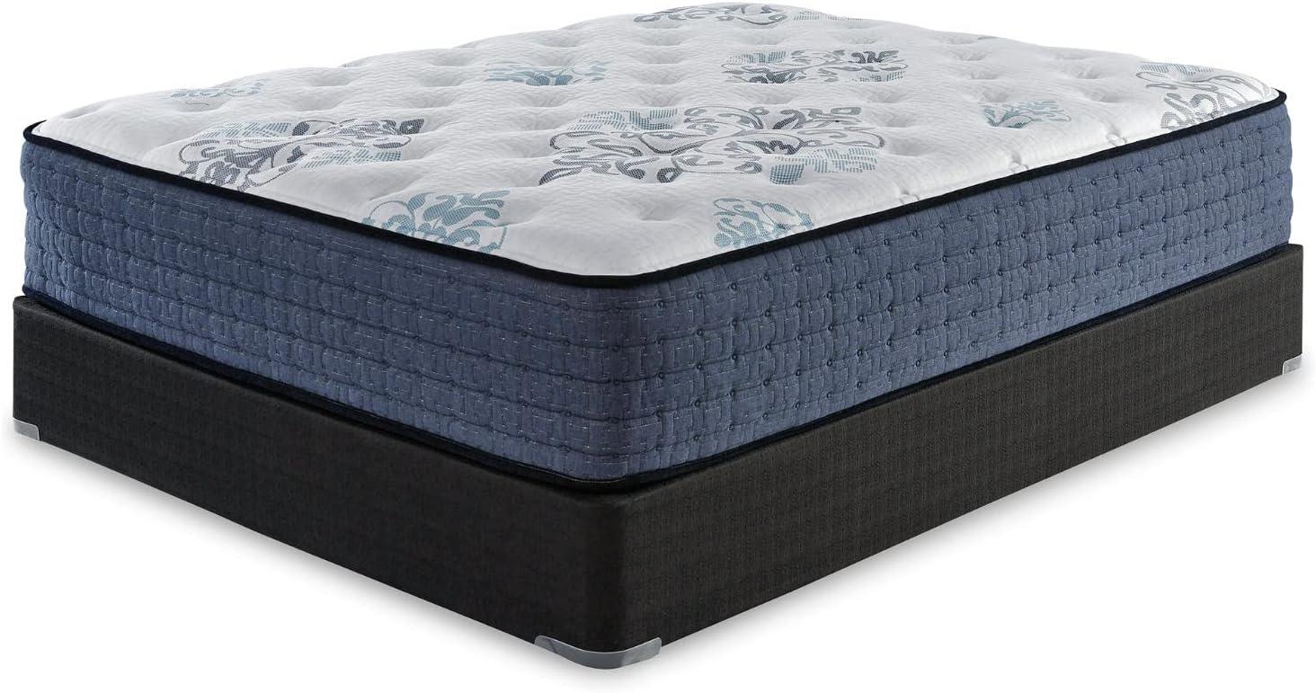 King Size White Gel Memory Foam Innerspring Mattress