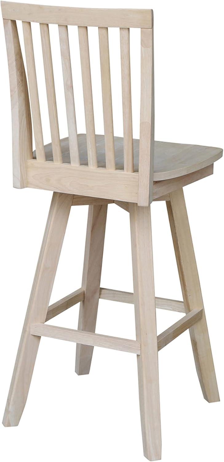 International Concepts Mission Counter Stool, 24", Ready to Finish