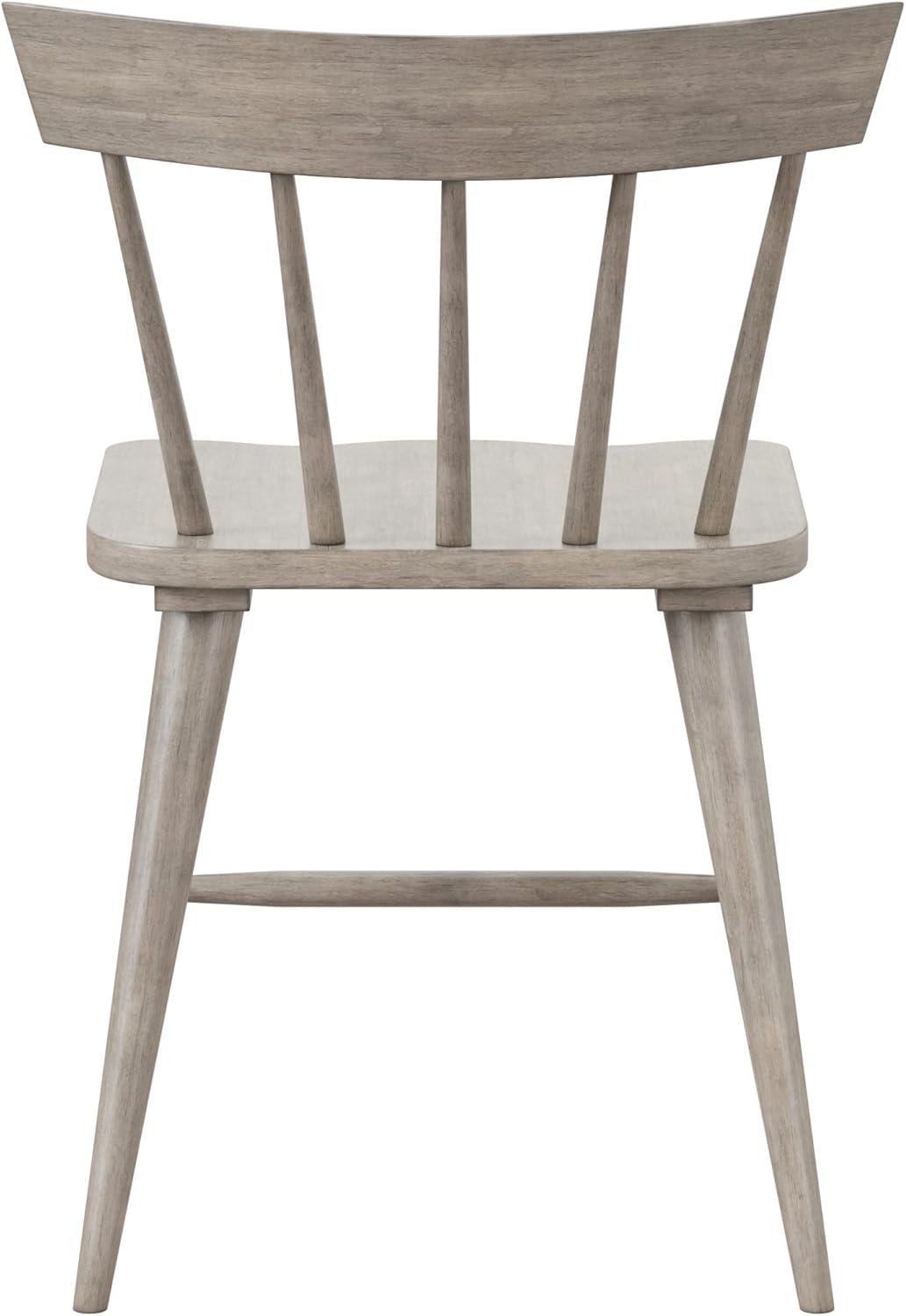 Set of 2 Mayson Spindle Back Dining Chair Gray - Hillsdale Furniture: Farmhouse Style, Wood Frame, Foam Fill