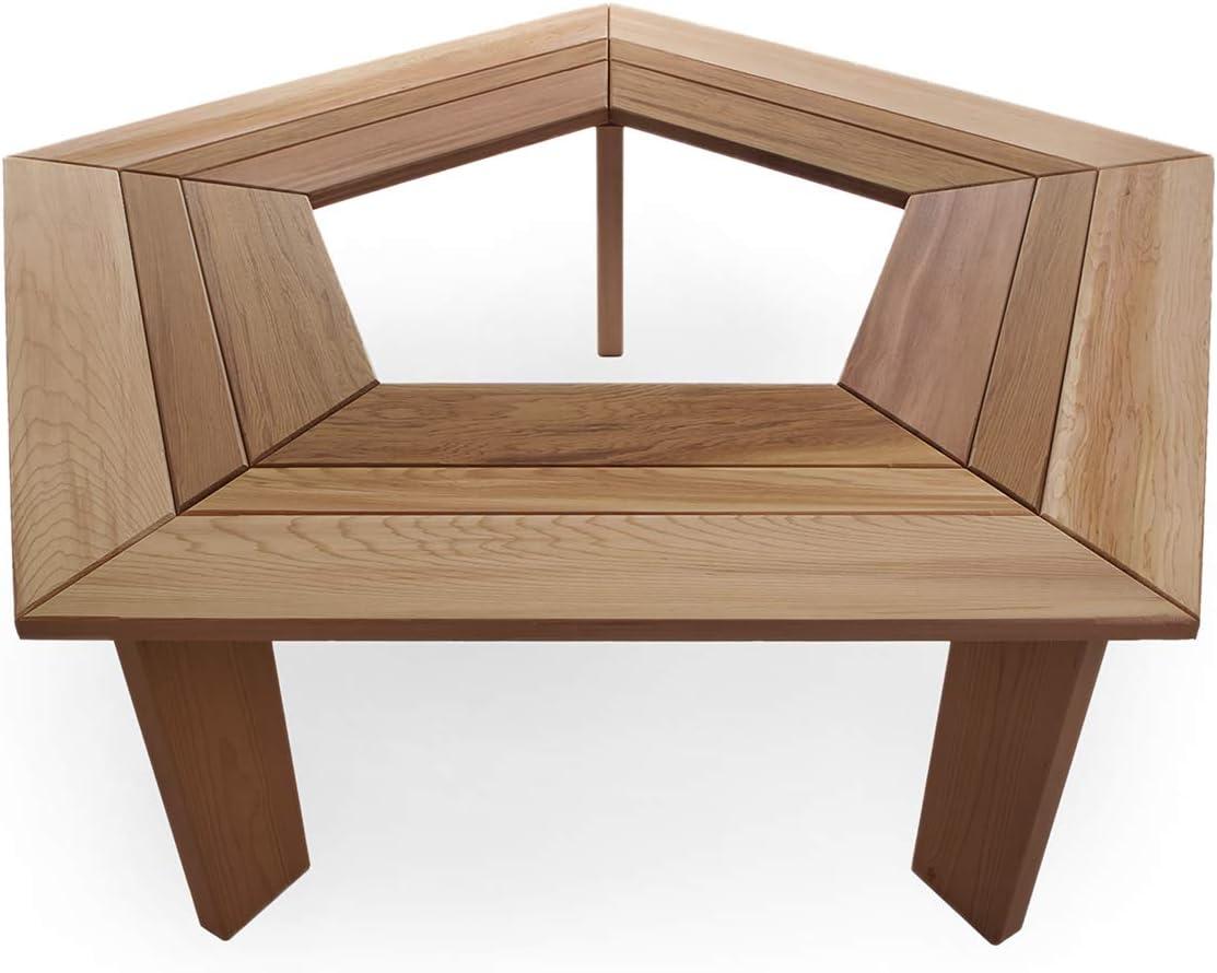 All Things Cedar 5-Sided Tree Bench