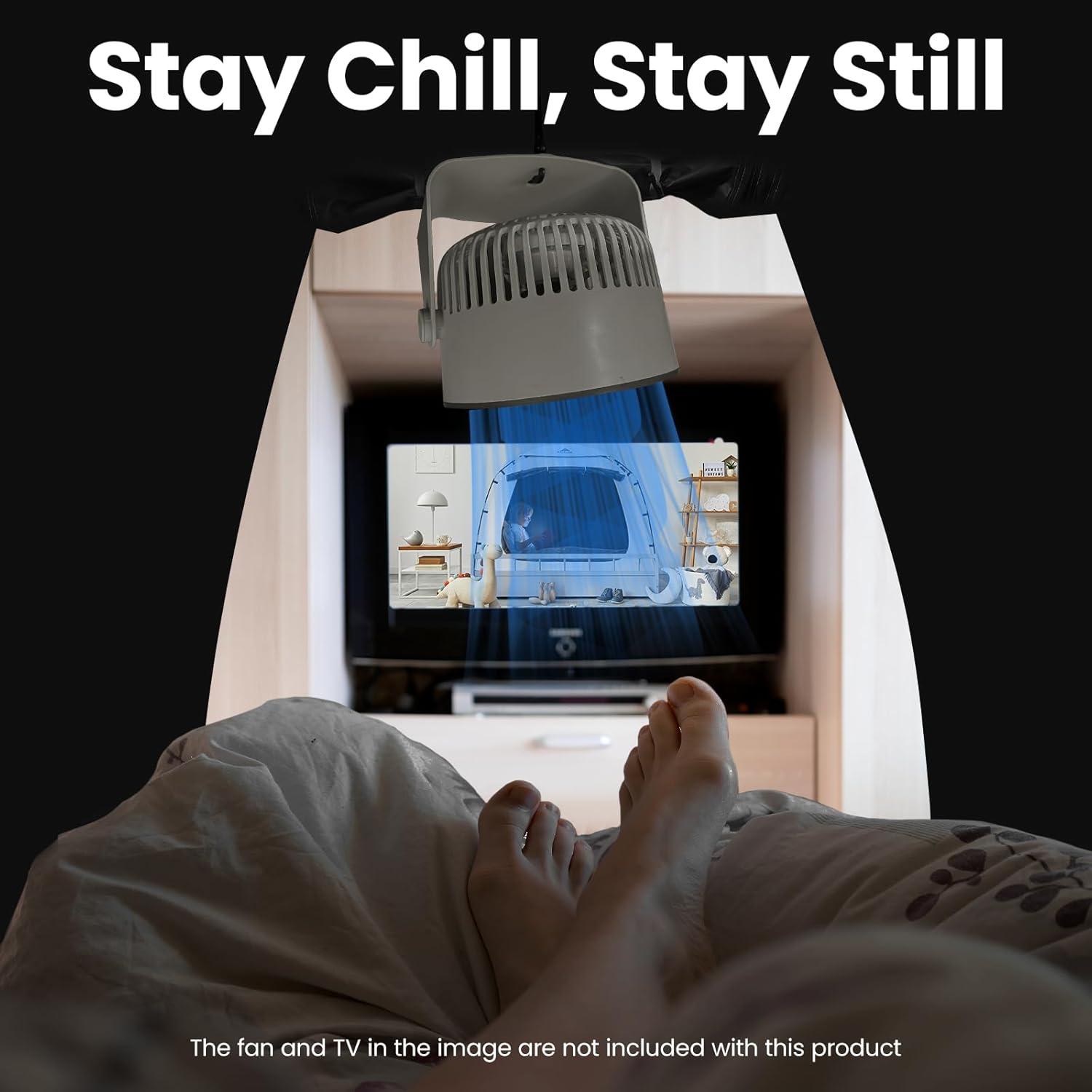 Blackout Twin Bed Tent with Aluminum Poles and Polyester Fabric