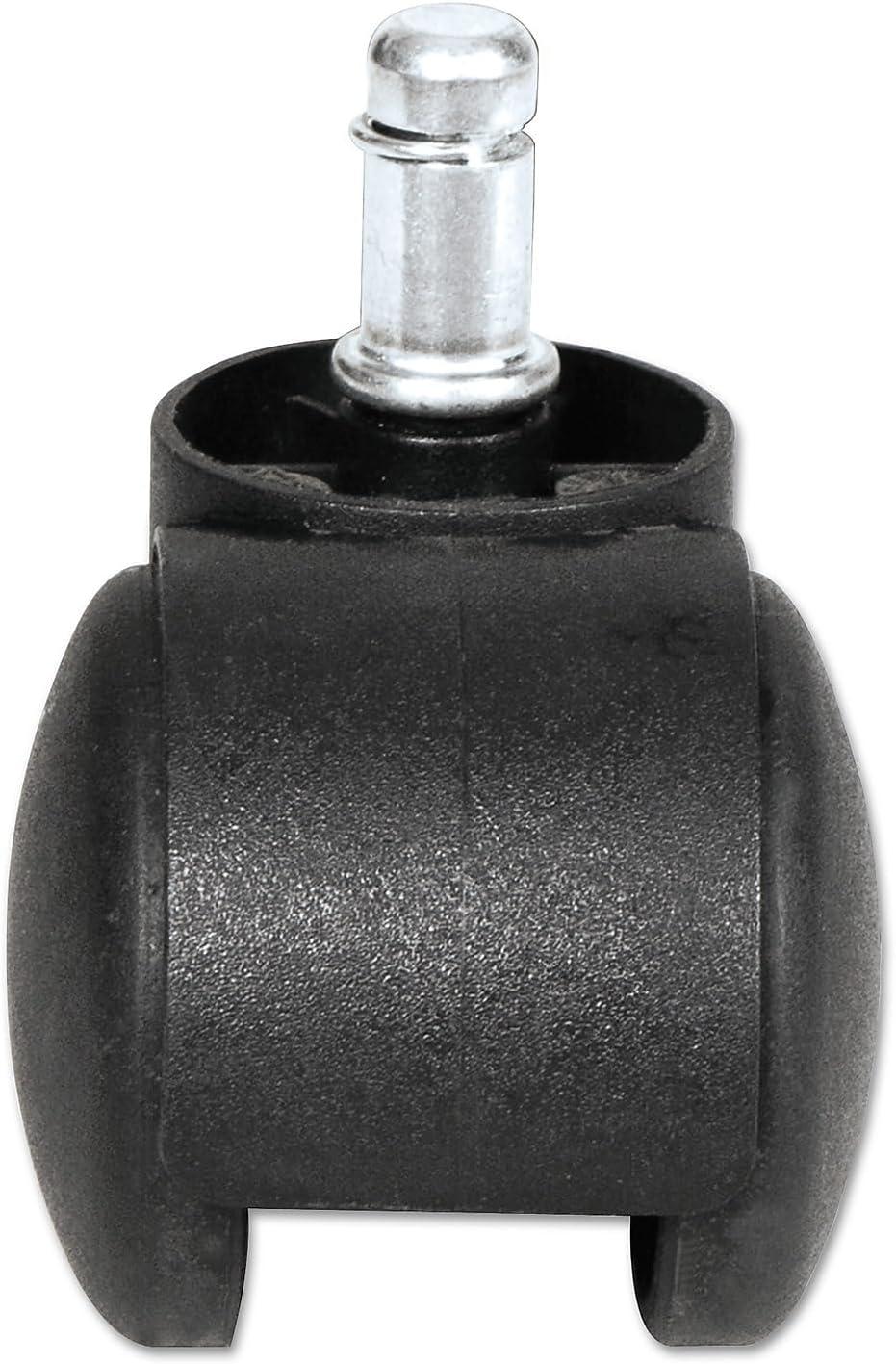 Alera® B Stem,1.5"Dual Wheel Hooded Caster