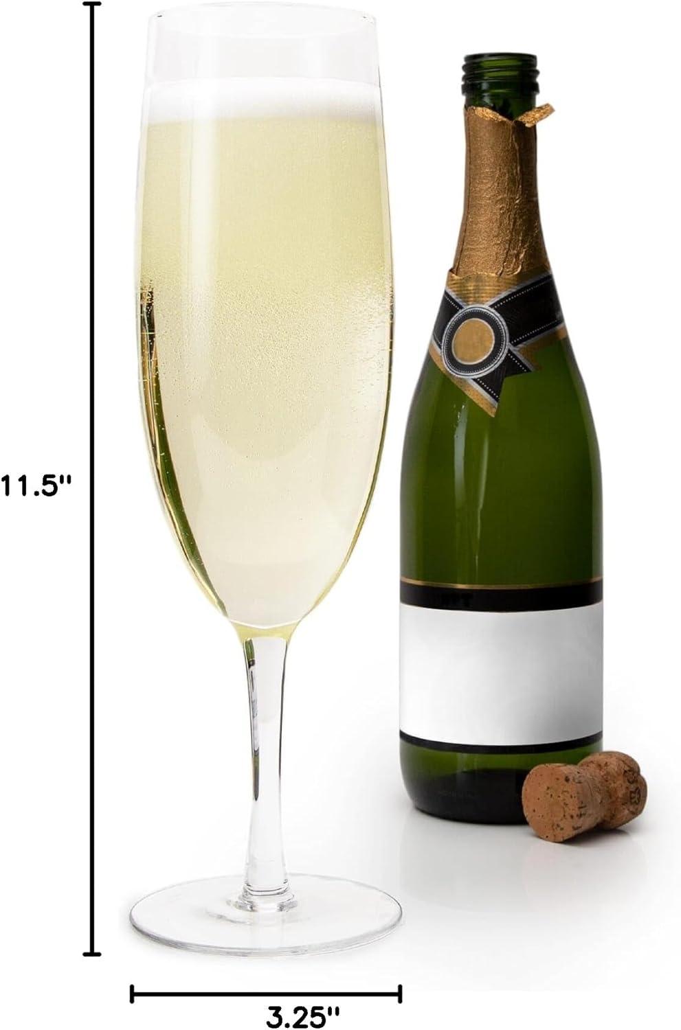 Big Betty Premium Giant Champagne Glass - Clear