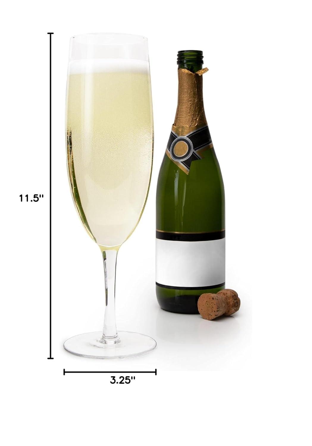 Big Betty Premium Giant Champagne Glass - Clear