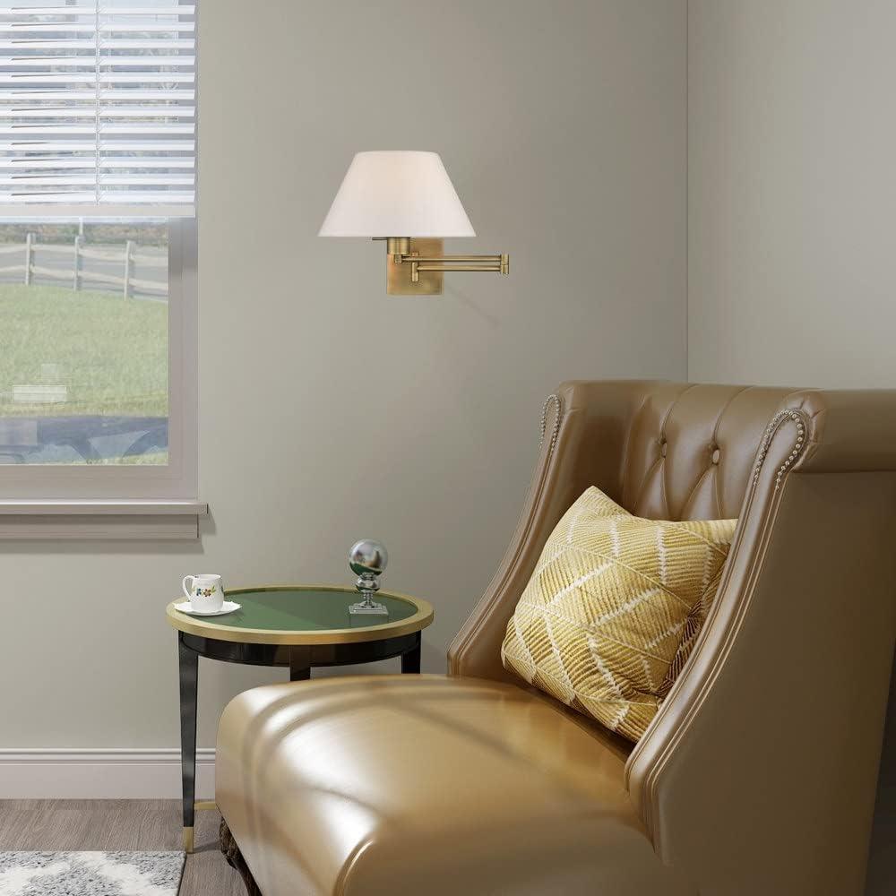 Livex Lighting 1 - Light Wall Light in  Brushed Nickel