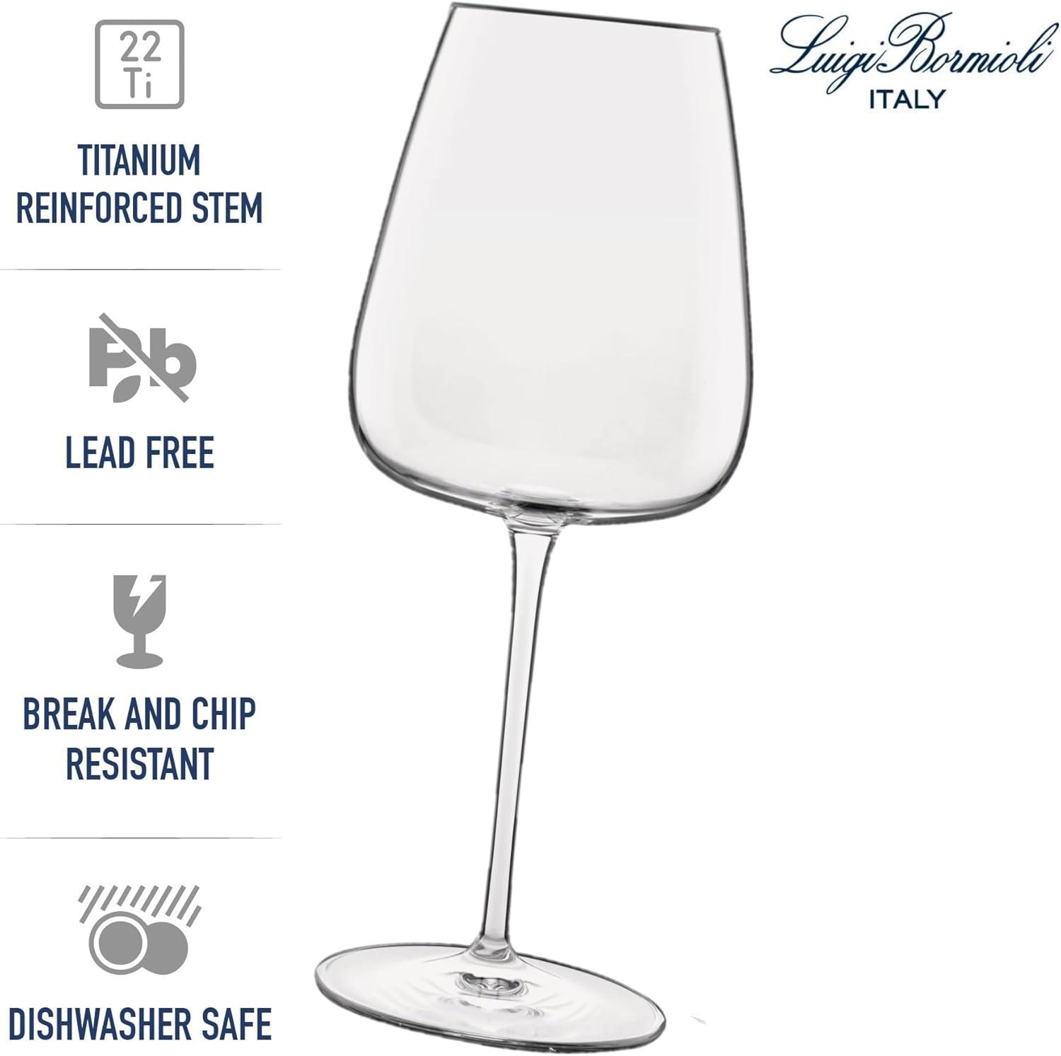 Talismano 18.5 oz. Chardonnay Grand Cru White Wine Glasses (Set of 4)