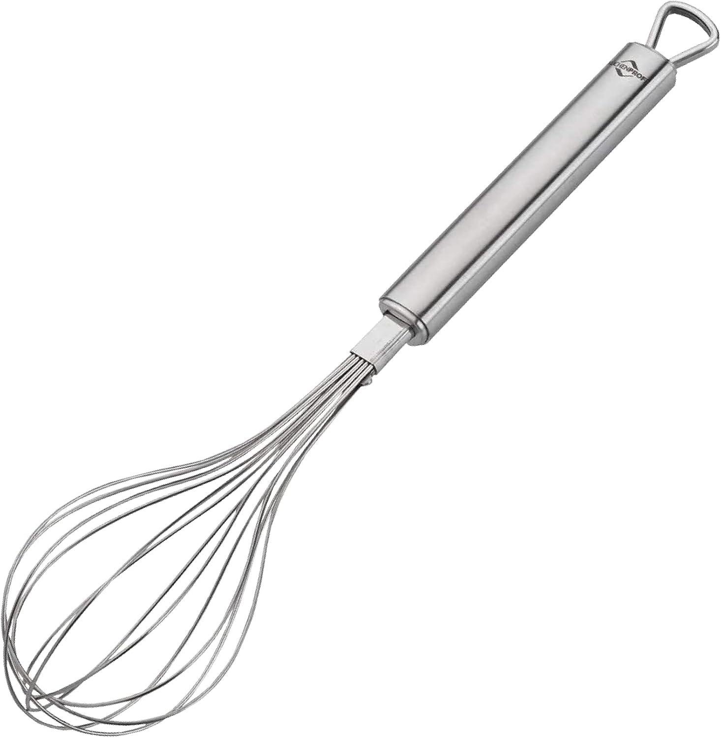 12-Inch Stainless Steel Balloon Whisk with Ergonomic Handle