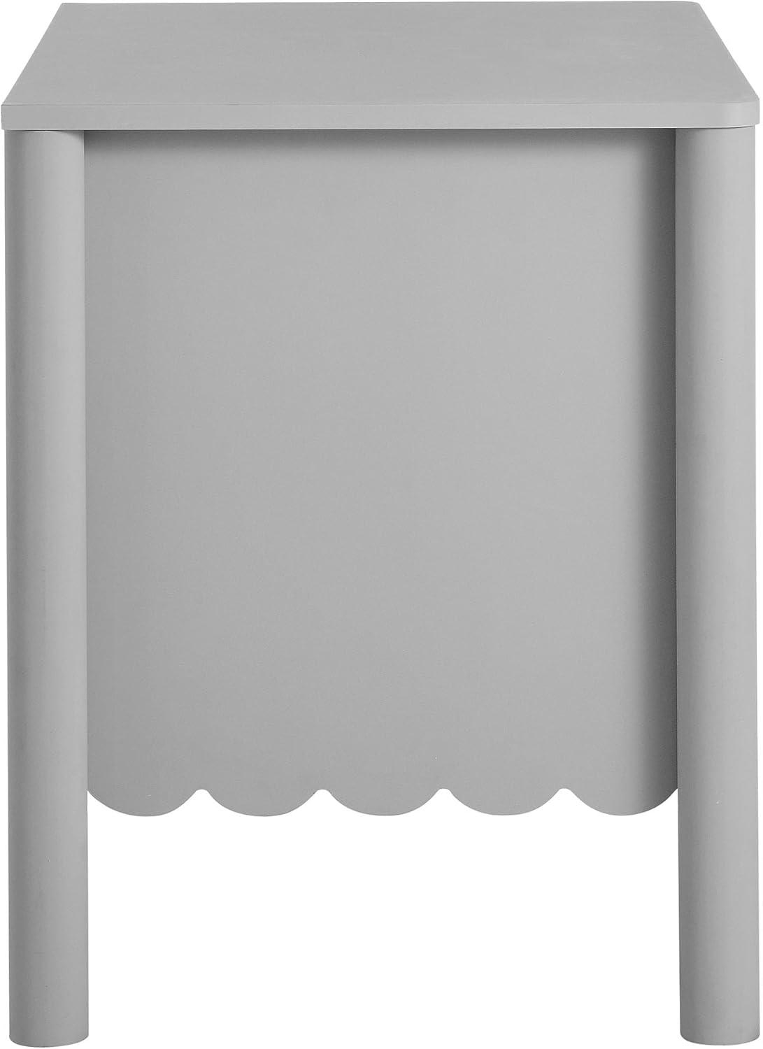 Modway Emmeline Scalloped 2-Drawer Nightstand