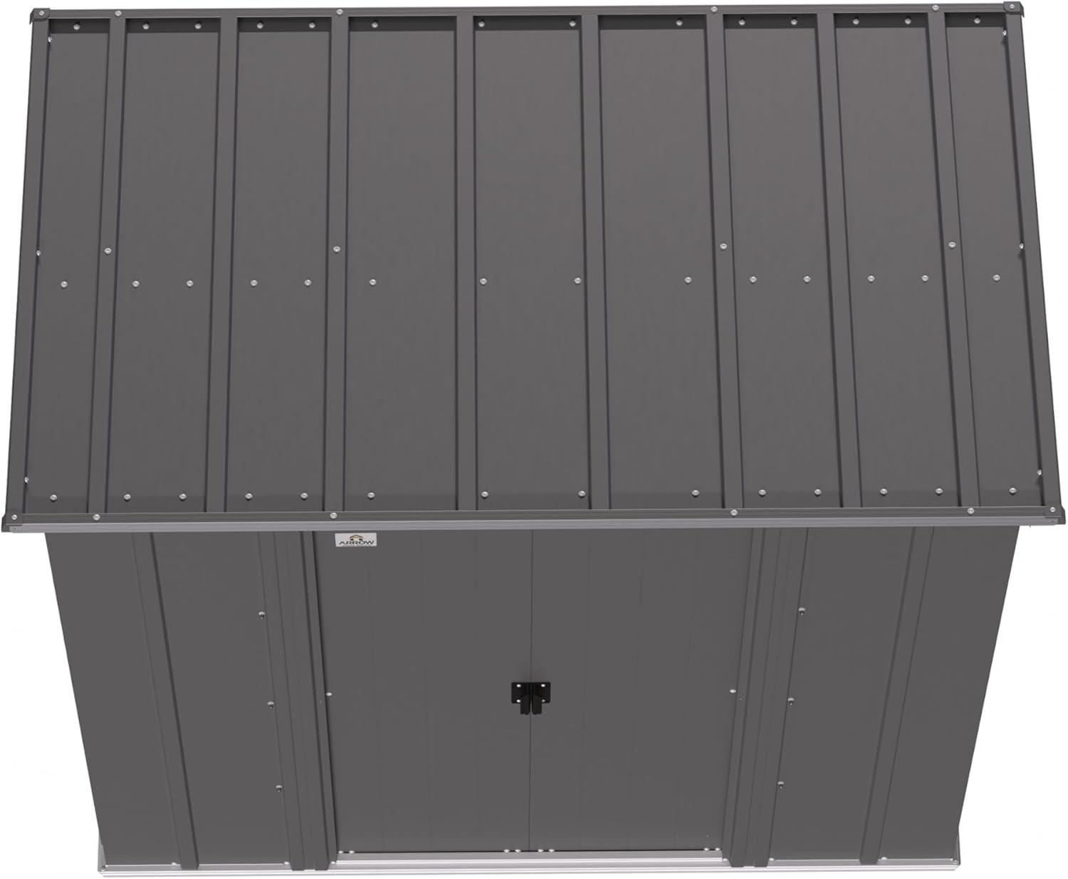 Arrow 6 ft. W x 4 ft. D Metal Tool Shed