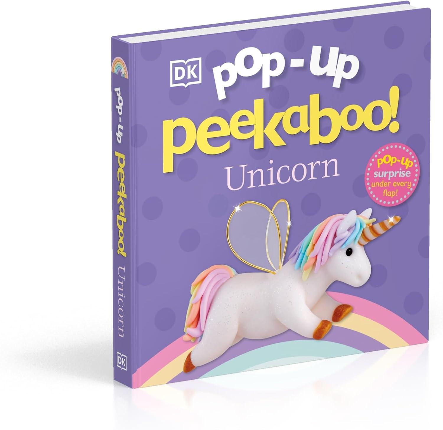 Interactive Pop-Up Unicorn Board Book for Toddlers