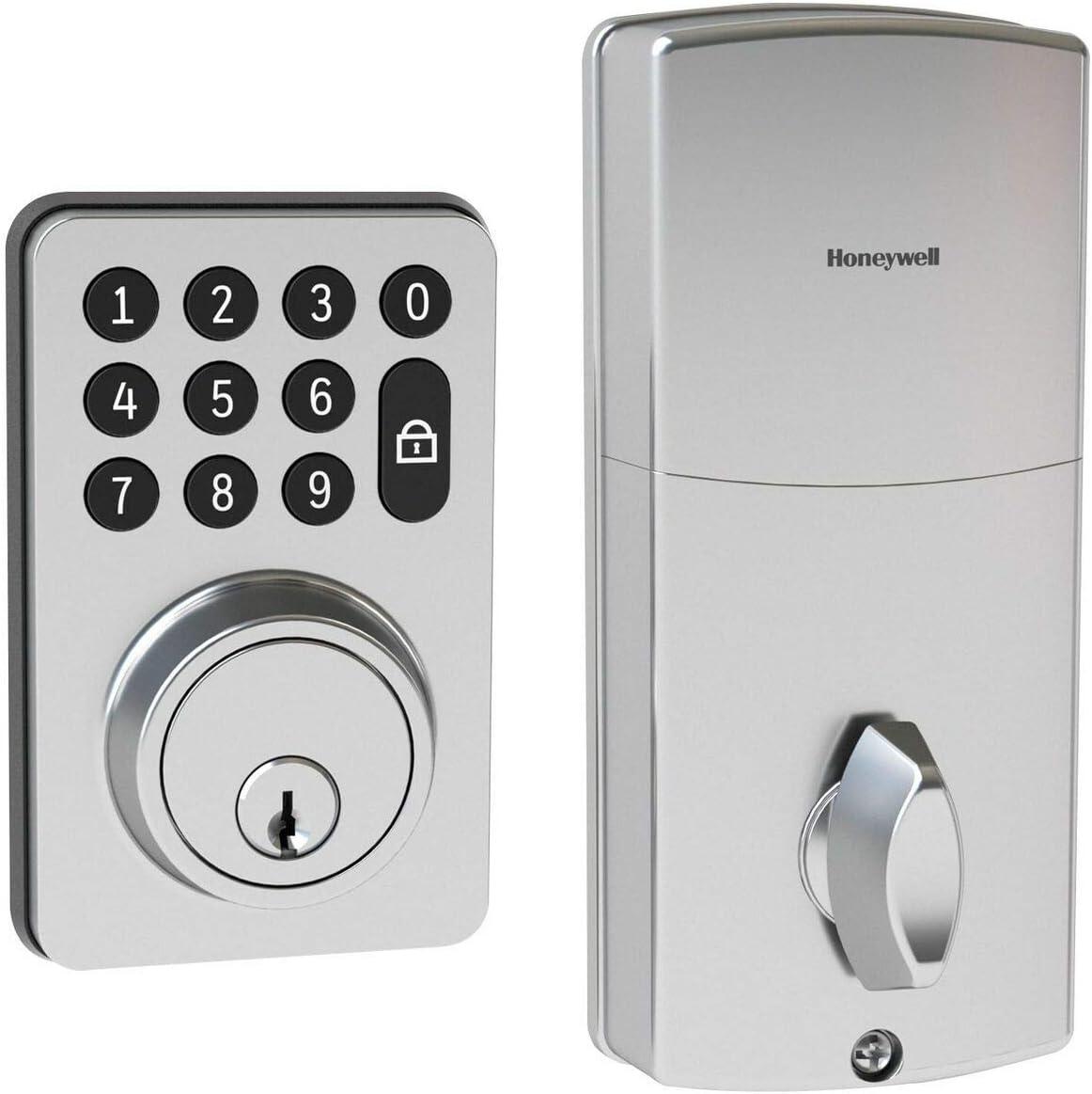 Satin Nickel Digital Deadbolt Door Lock with Keypad